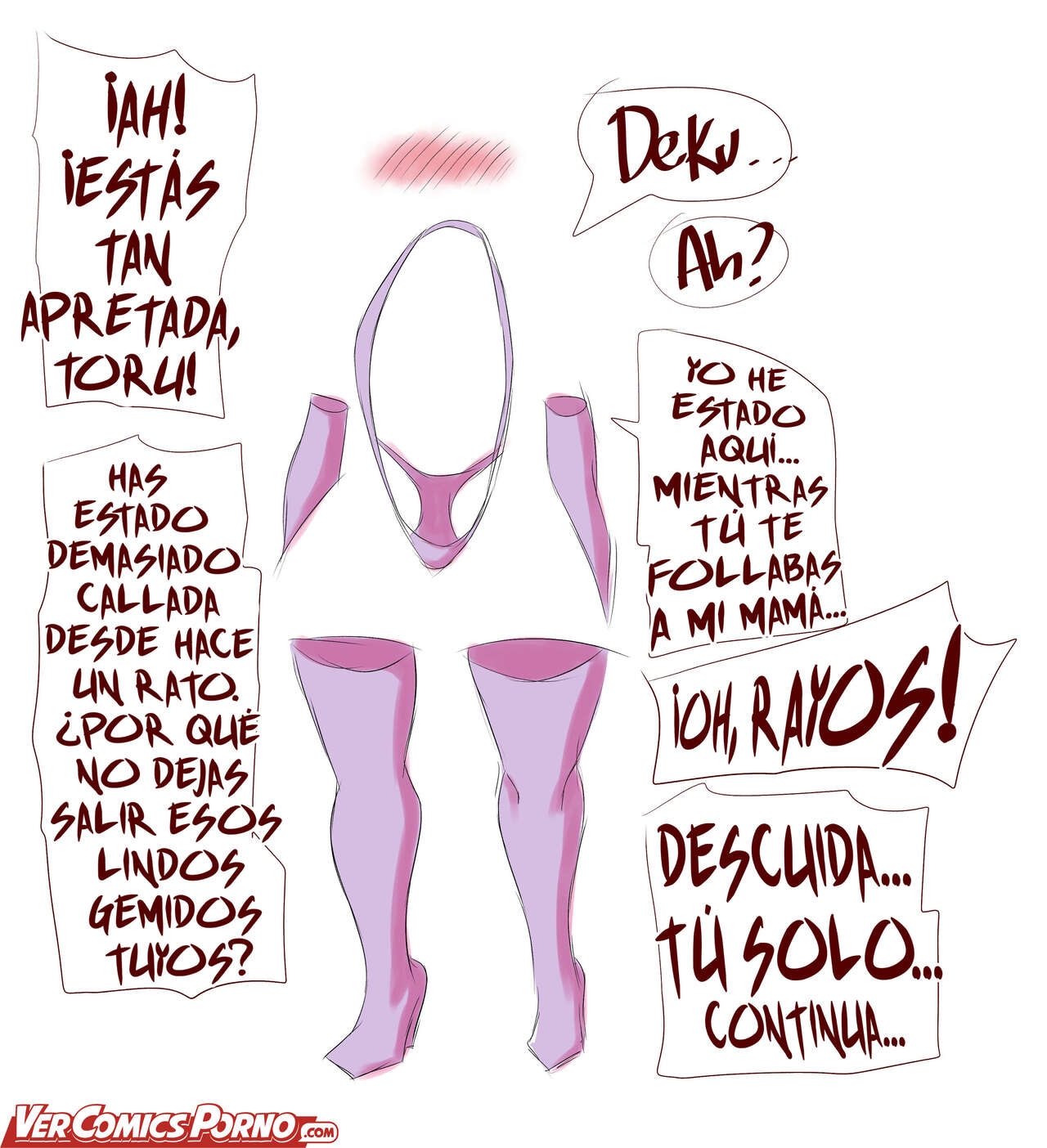[SaltyXodium] Deku's New Quirk (My Hero Academia) [Spanish] [kalock & ToonX] 31