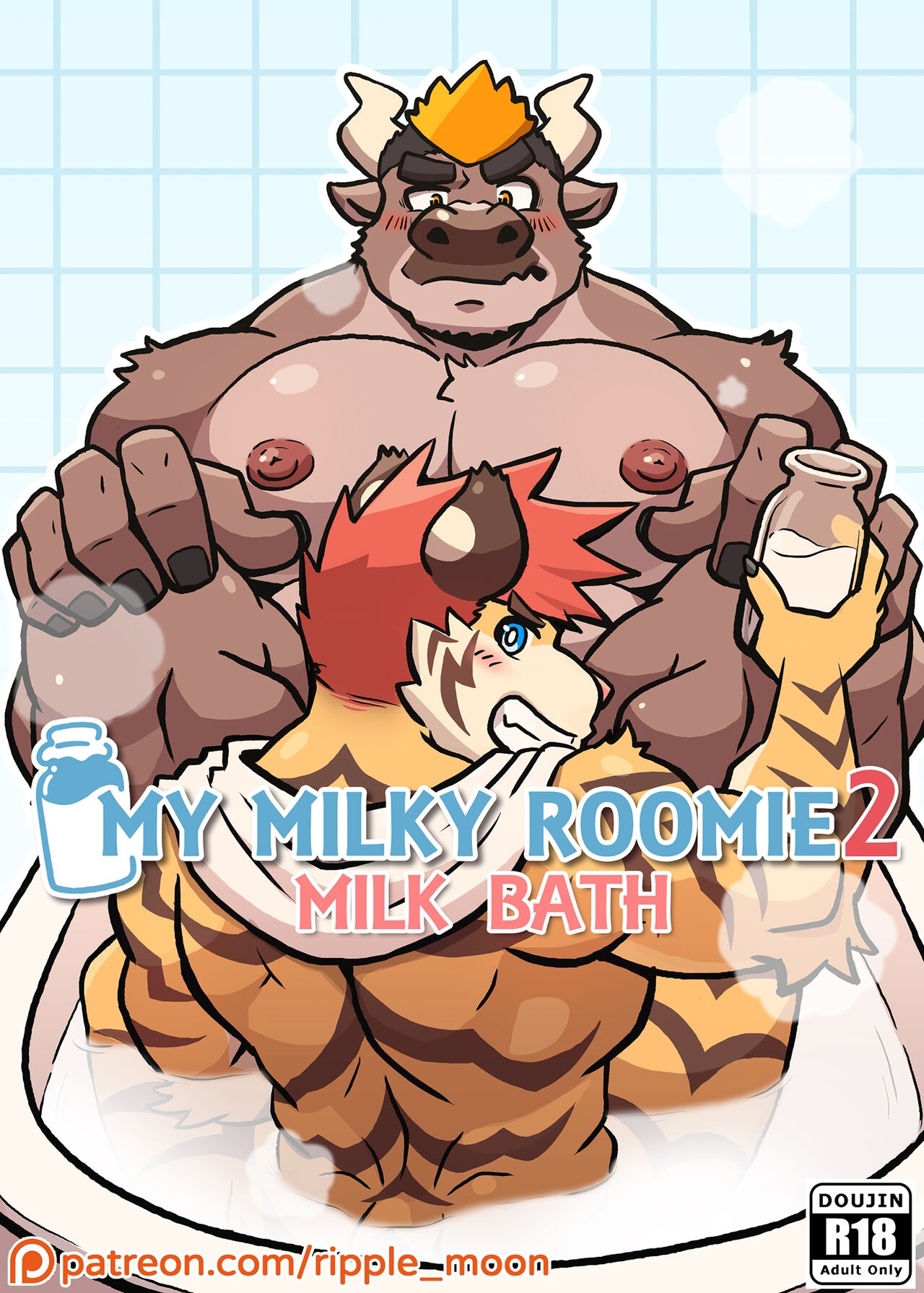 [Ripple Moon] My Milky Roomie 2: Milk Bath (Ongoing) [English] (Flat Color) 0