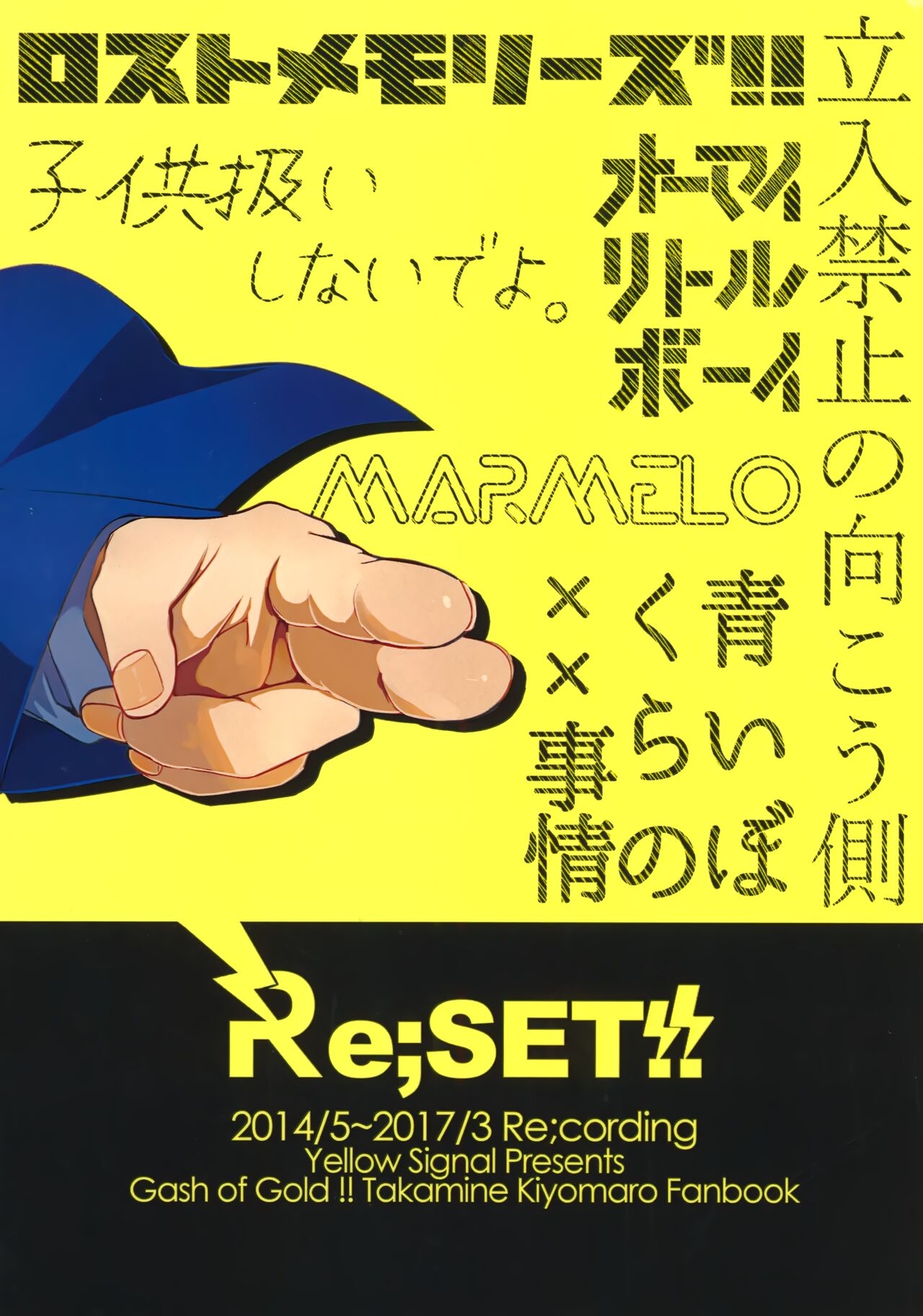 (C95) [Yellow Signal (Saiga Asuka)] Re;SET!! (Konjiki no Gash!!) 1