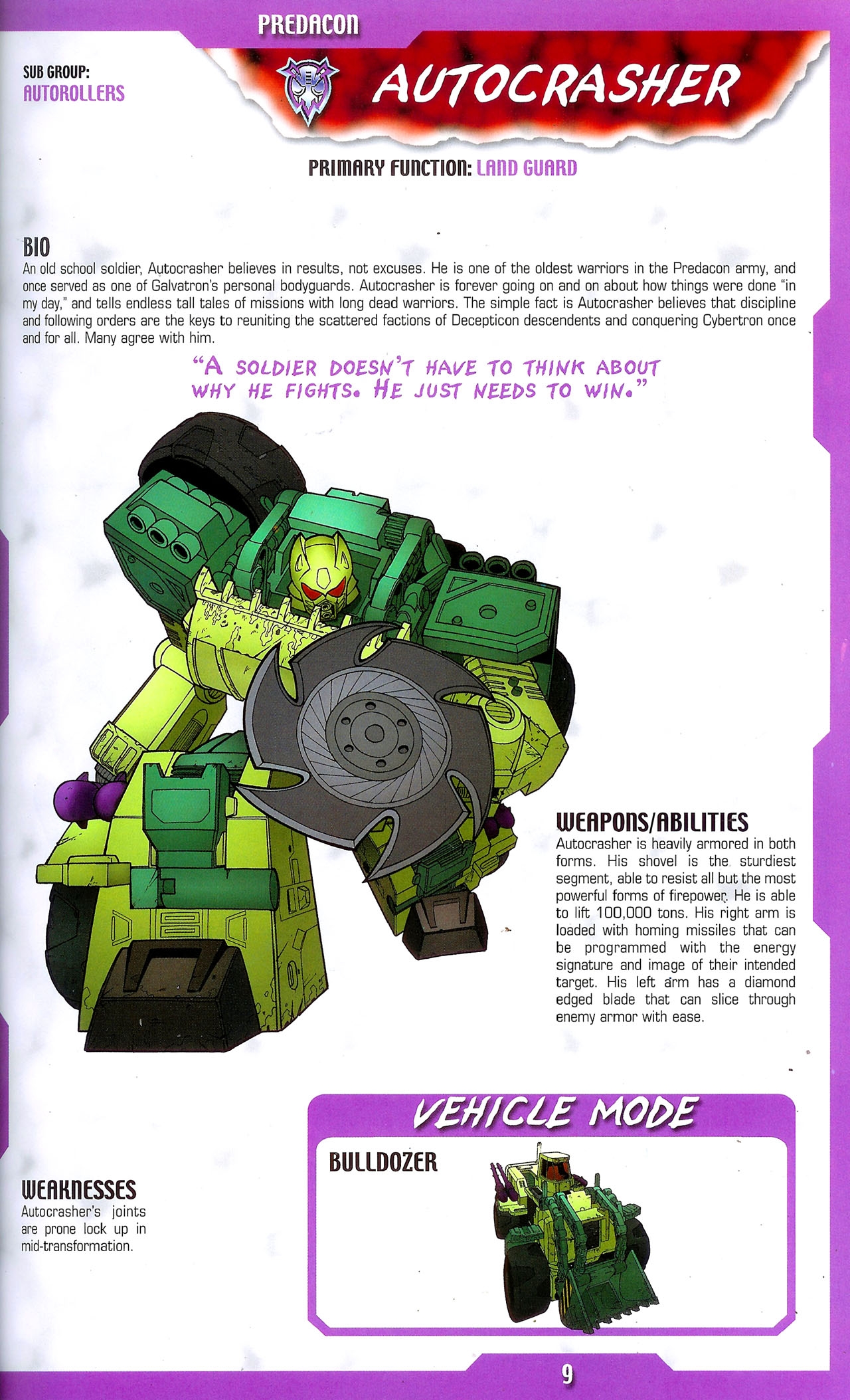 Transformers: Beast Wars Sourcebook #1-4 9