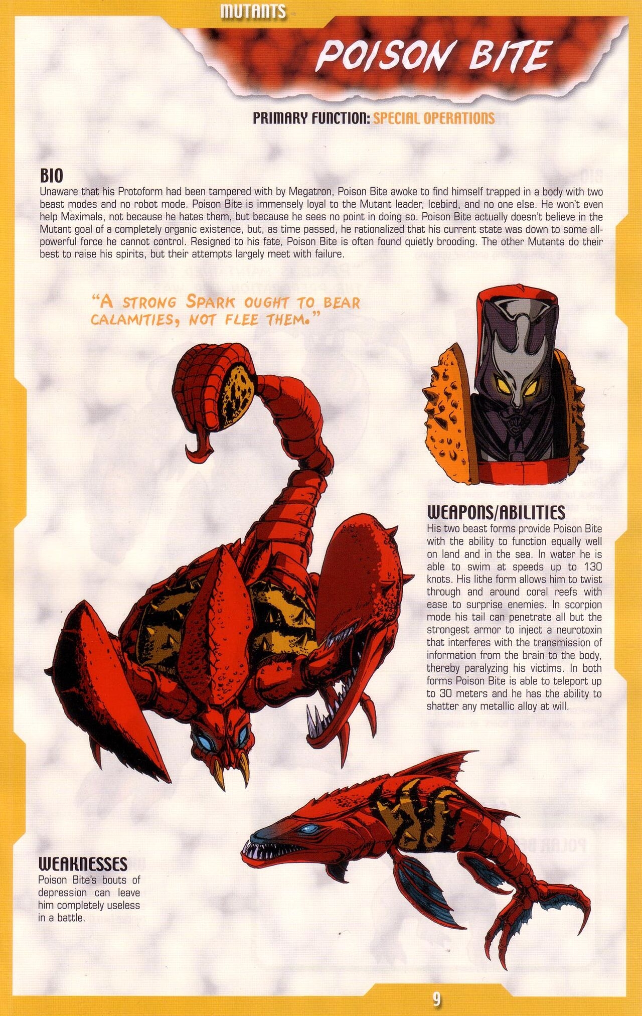 Transformers: Beast Wars Sourcebook #1-4 103