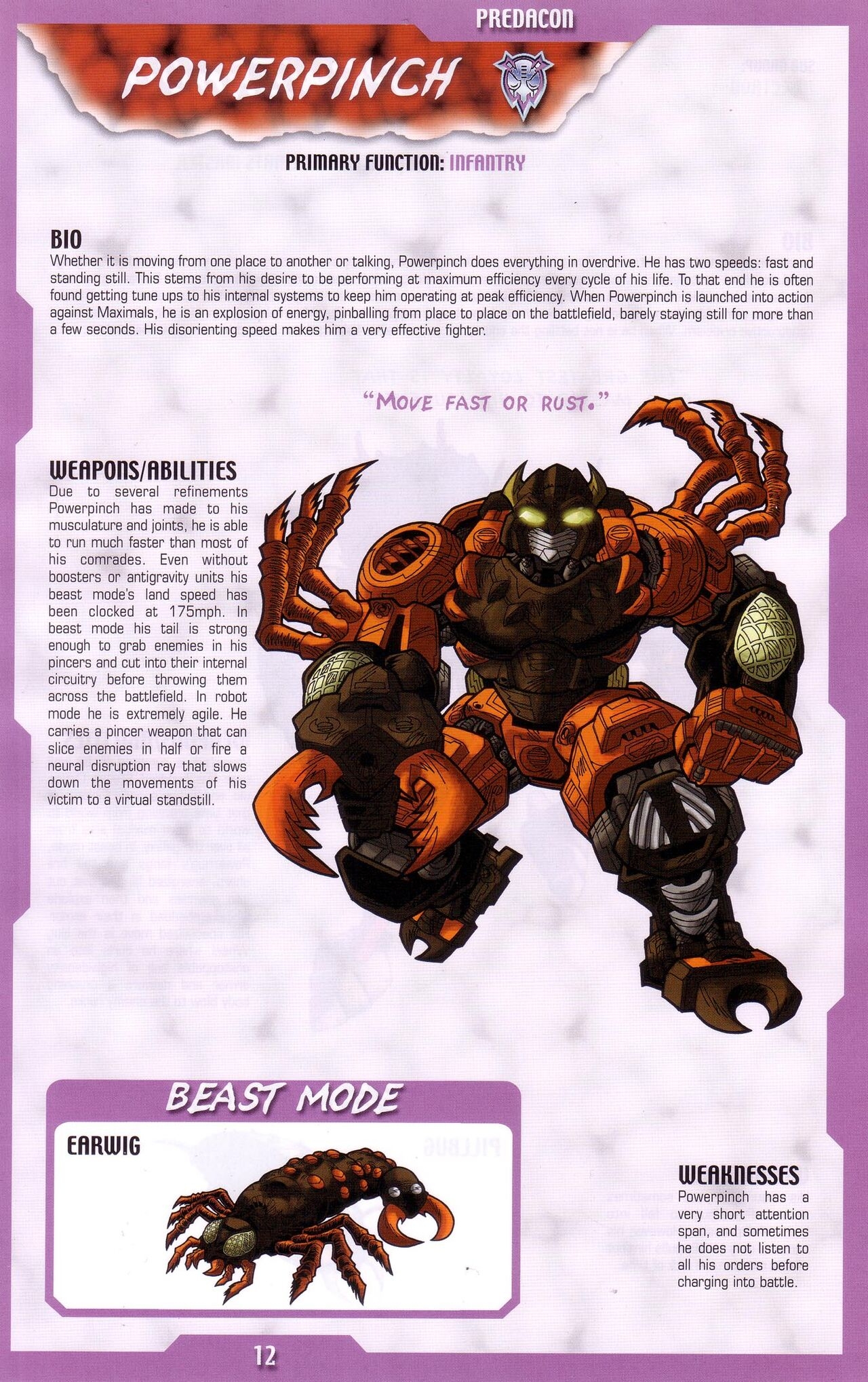 Transformers: Beast Wars Sourcebook #1-4 106