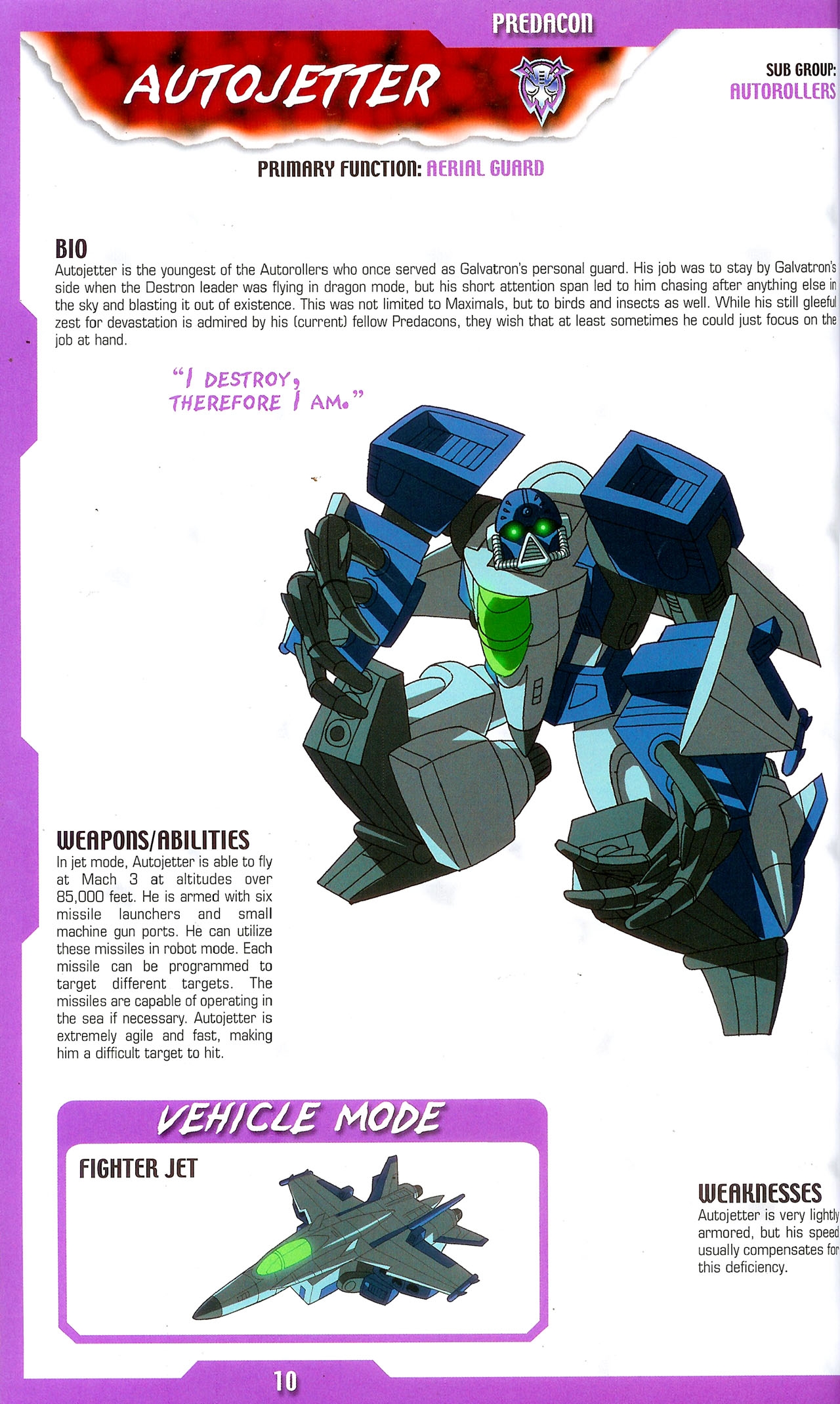Transformers: Beast Wars Sourcebook #1-4 10