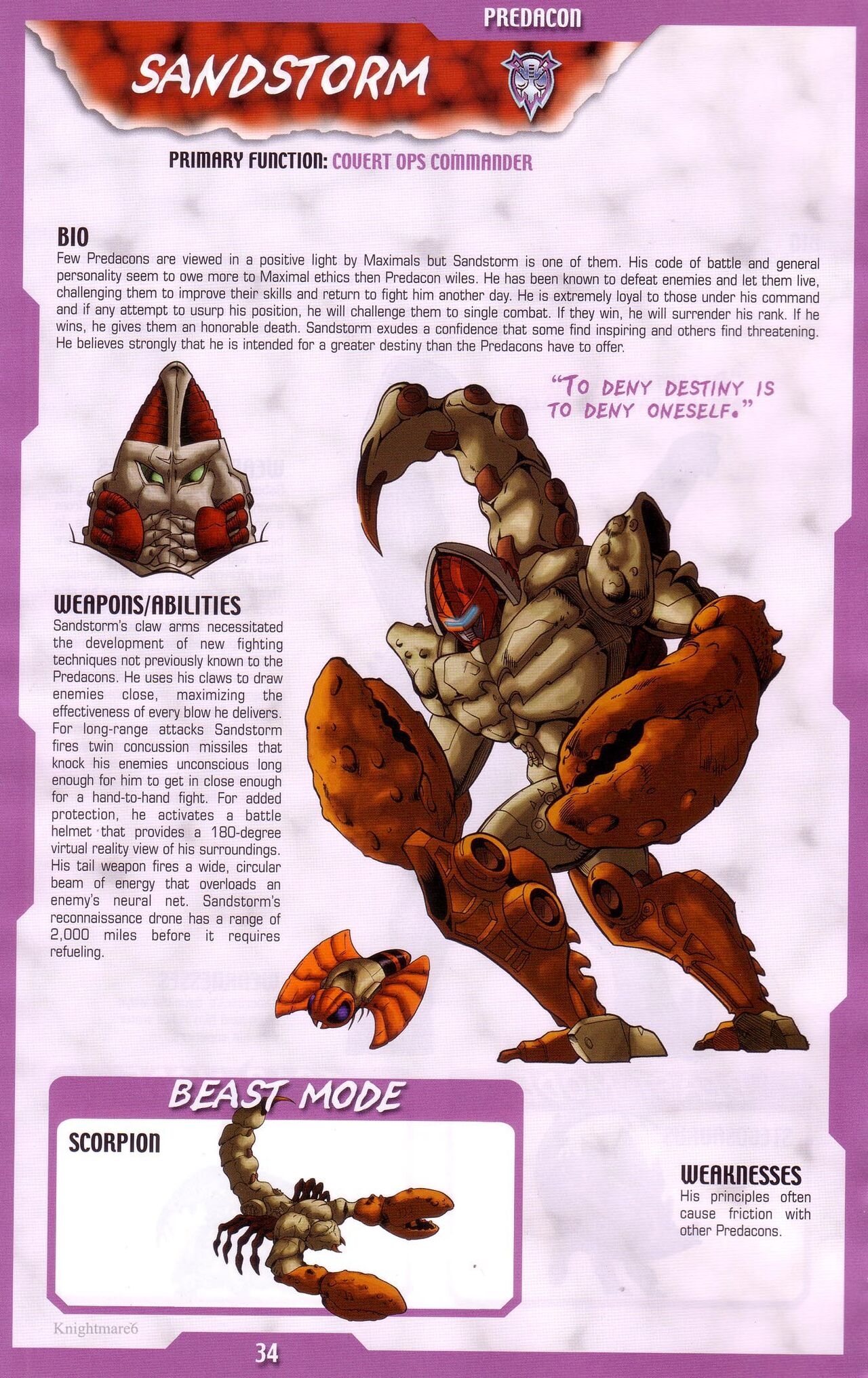 Transformers: Beast Wars Sourcebook #1-4 128