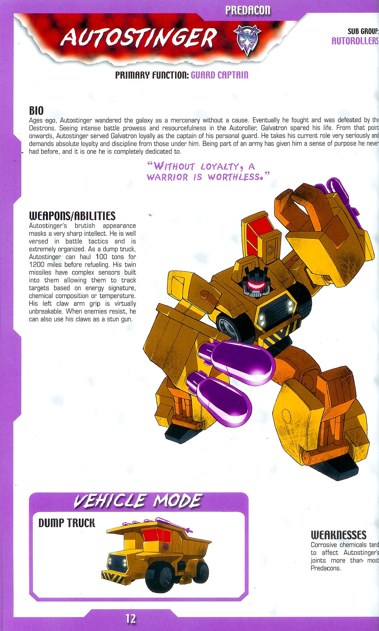 Transformers: Beast Wars Sourcebook #1-4 12