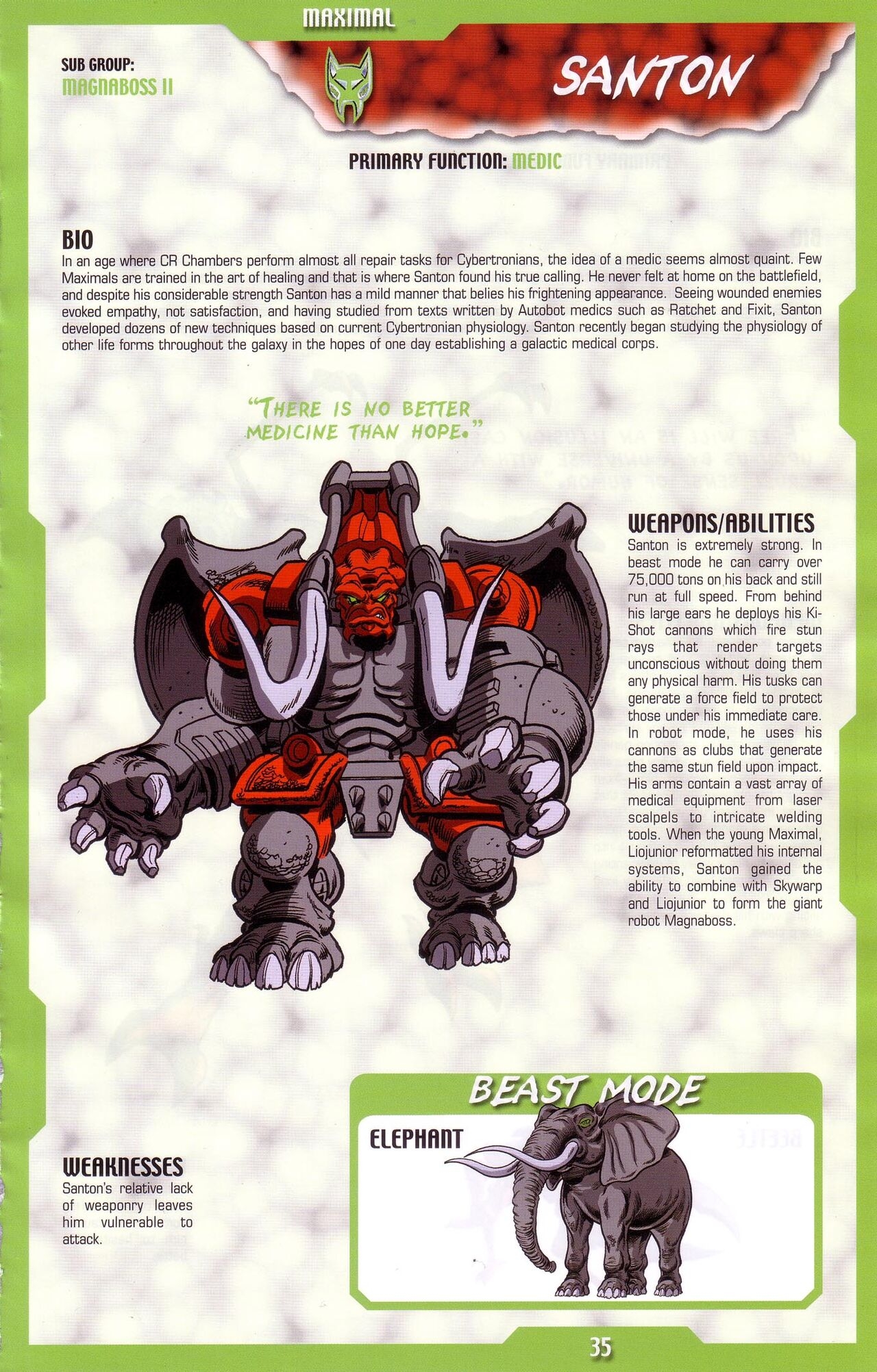 Transformers: Beast Wars Sourcebook #1-4 129