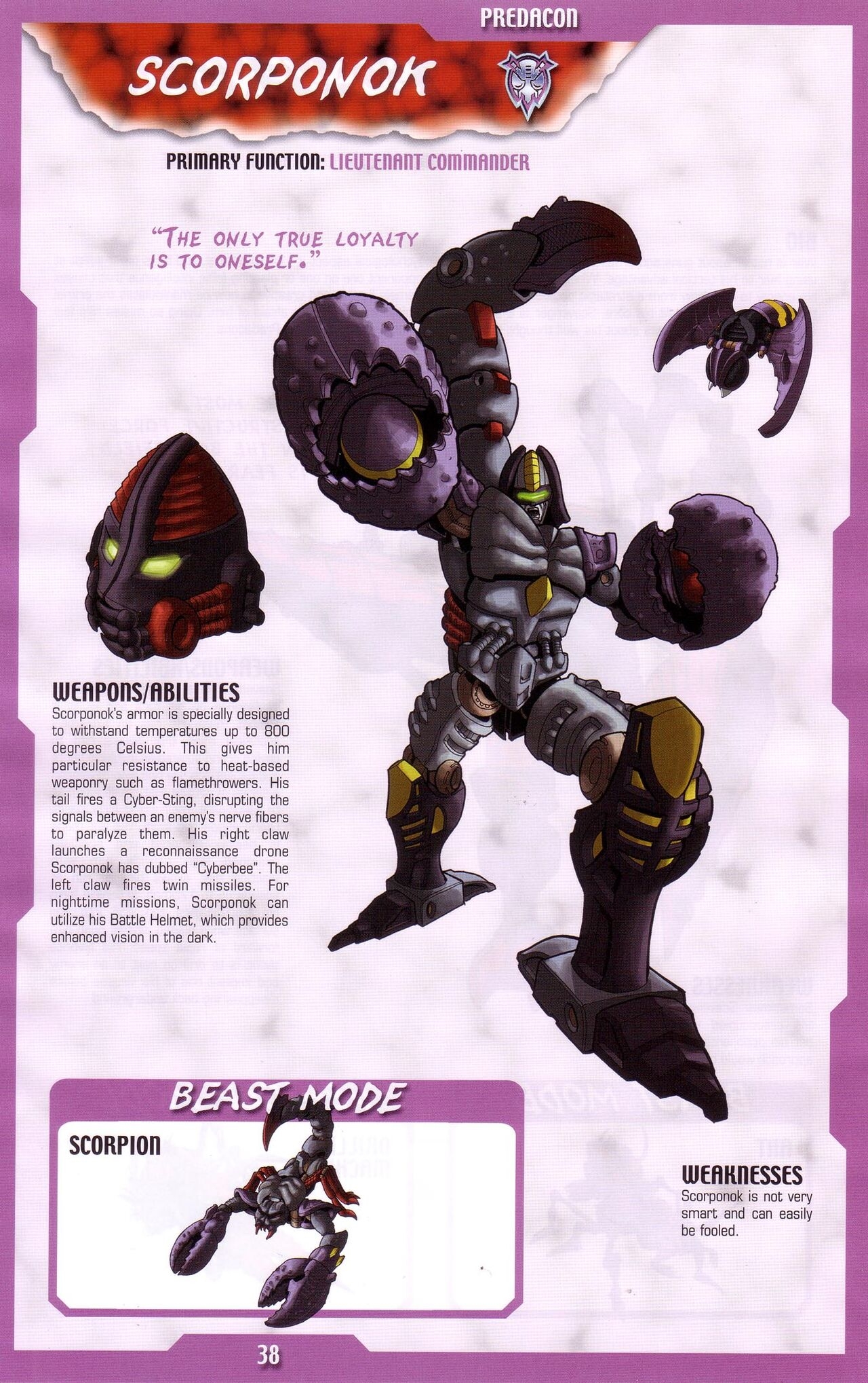 Transformers: Beast Wars Sourcebook #1-4 132
