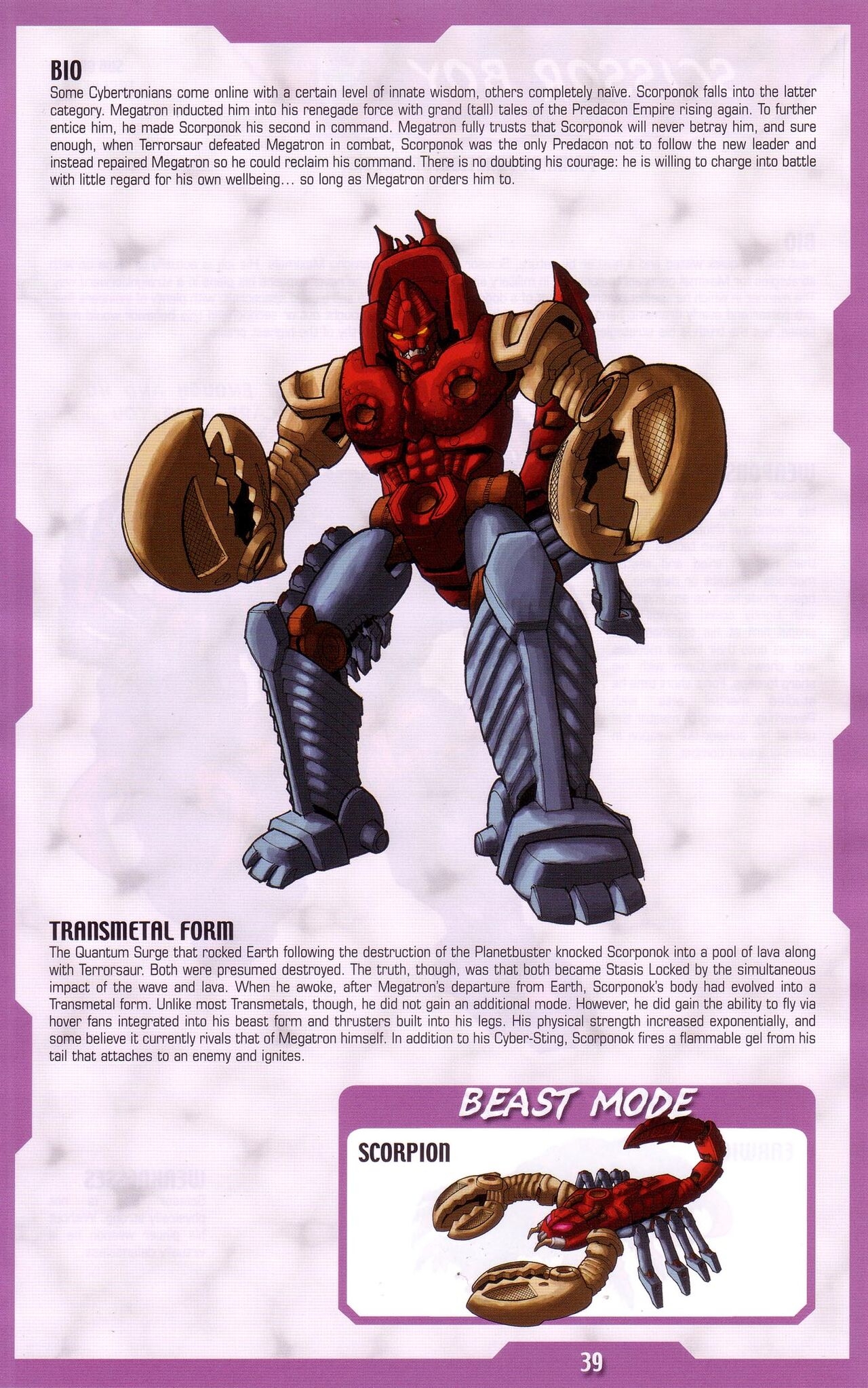 Transformers: Beast Wars Sourcebook #1-4 133