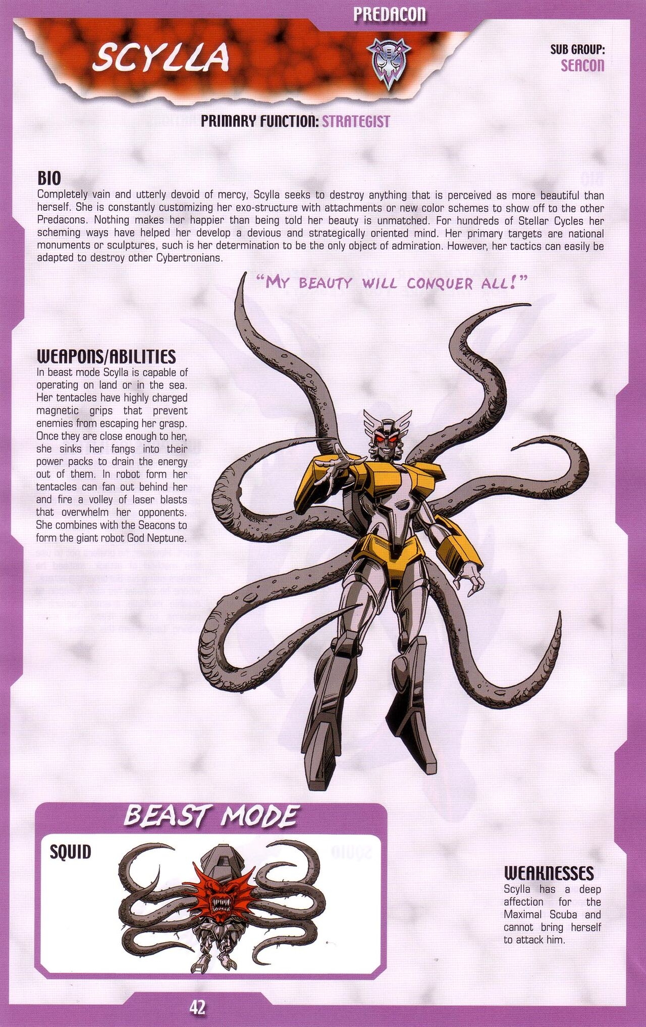 Transformers: Beast Wars Sourcebook #1-4 136