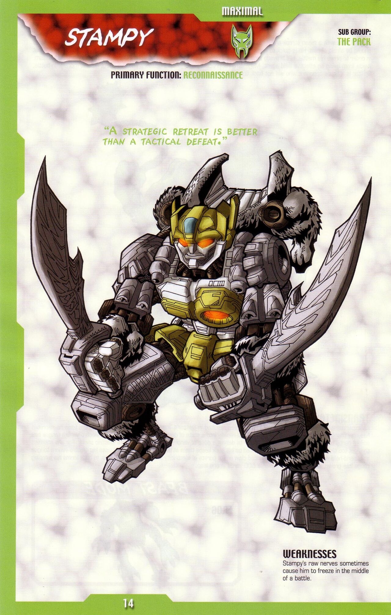 Transformers: Beast Wars Sourcebook #1-4 159