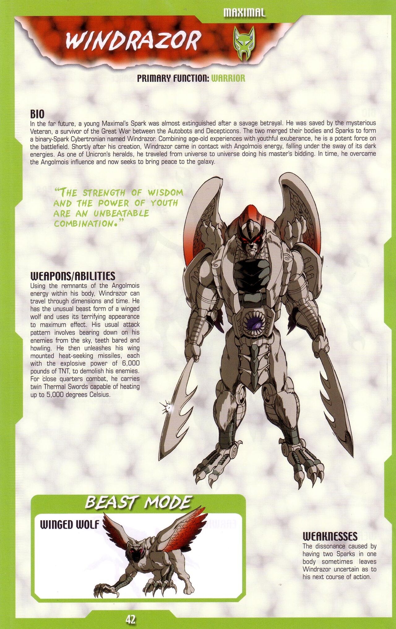 Transformers: Beast Wars Sourcebook #1-4 187