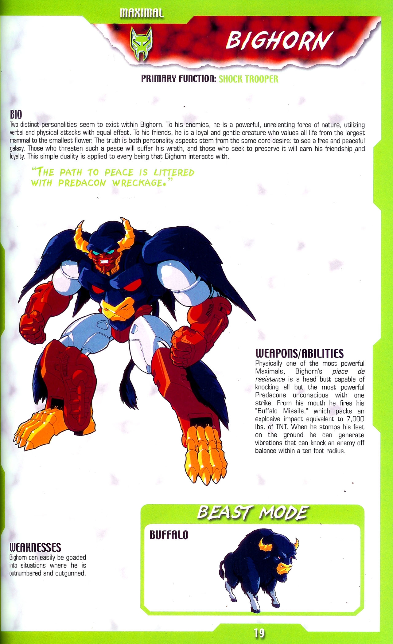 Transformers: Beast Wars Sourcebook #1-4 19