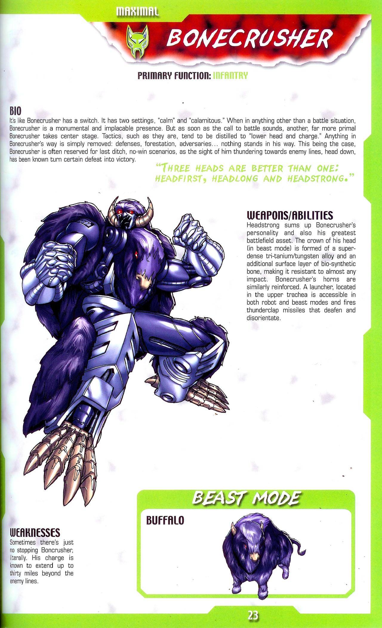 Transformers: Beast Wars Sourcebook #1-4 22