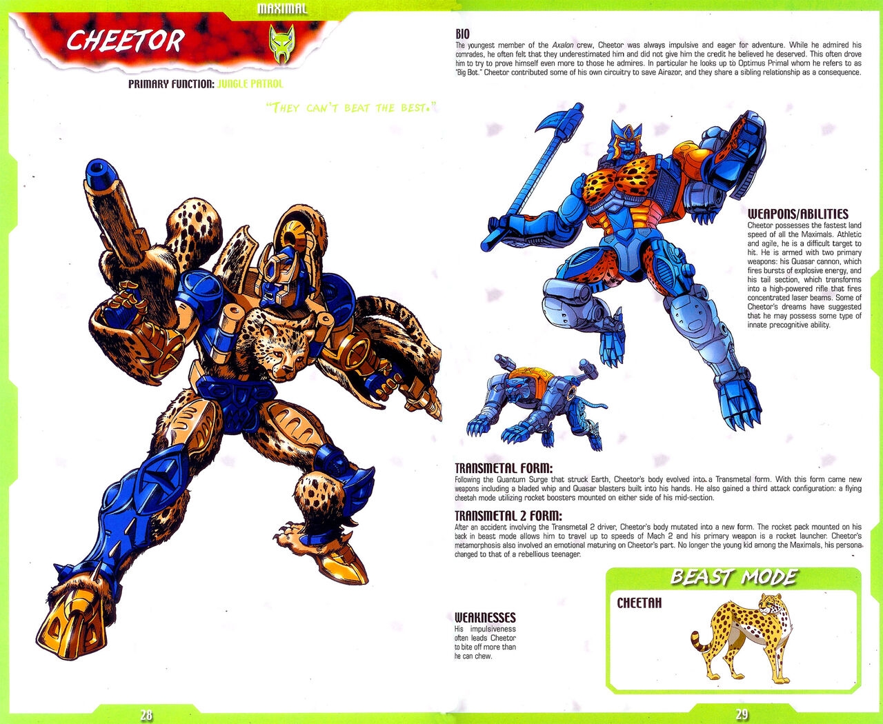 Transformers: Beast Wars Sourcebook #1-4 26
