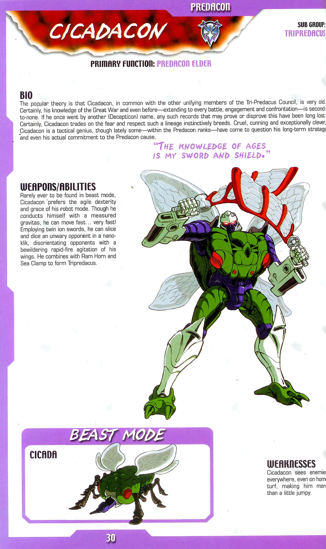 Transformers: Beast Wars Sourcebook #1-4 27
