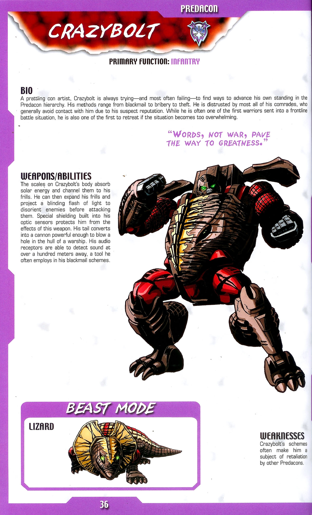 Transformers: Beast Wars Sourcebook #1-4 31