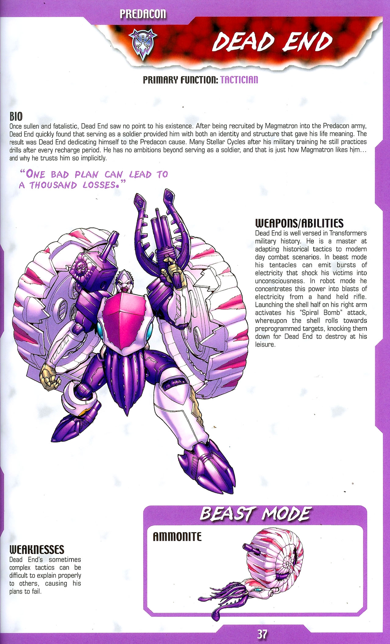 Transformers: Beast Wars Sourcebook #1-4 32