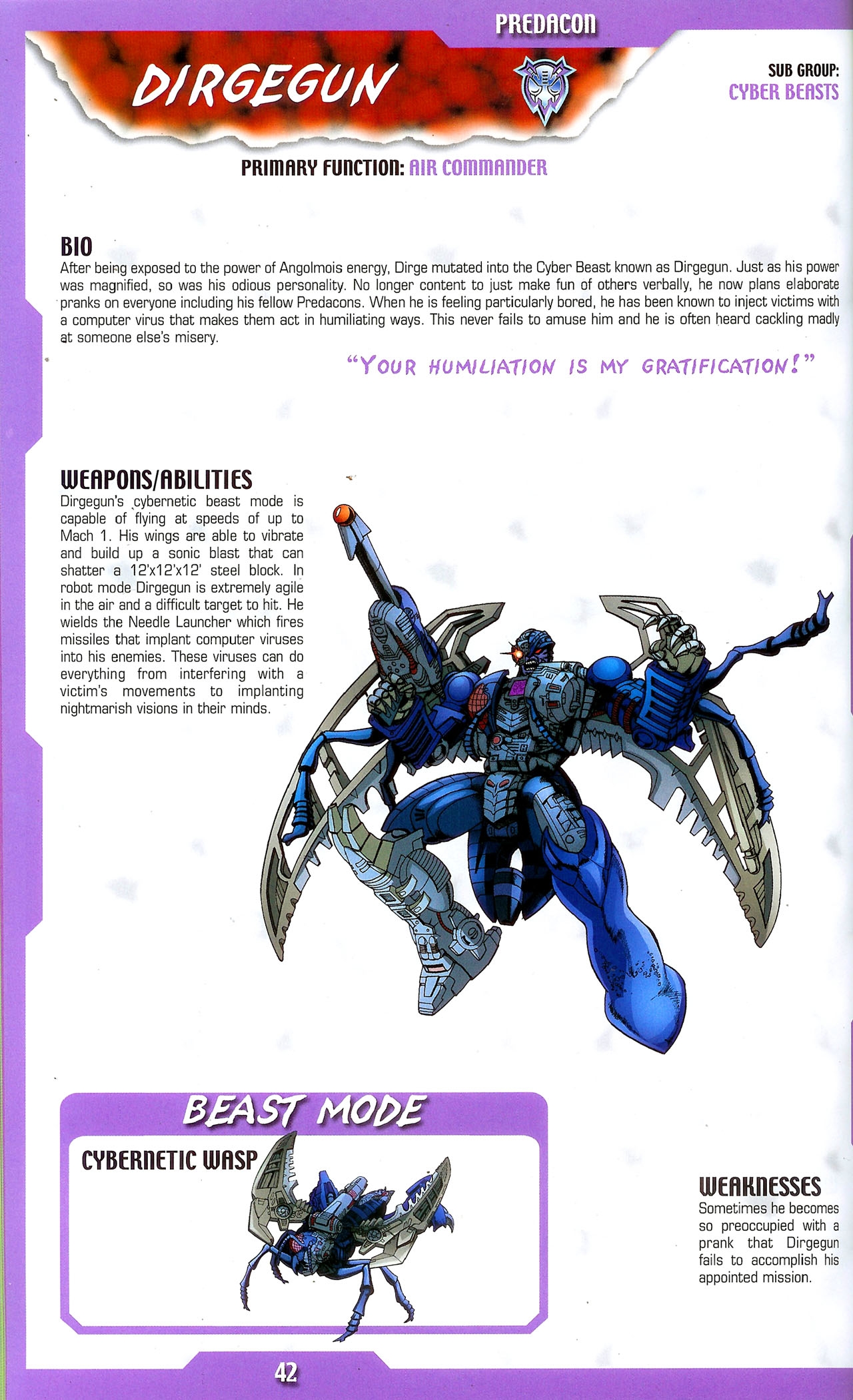 Transformers: Beast Wars Sourcebook #1-4 37