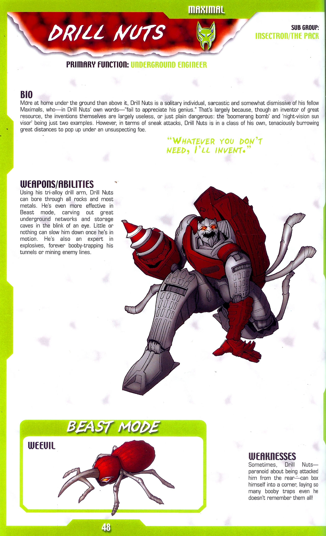 Transformers: Beast Wars Sourcebook #1-4 43
