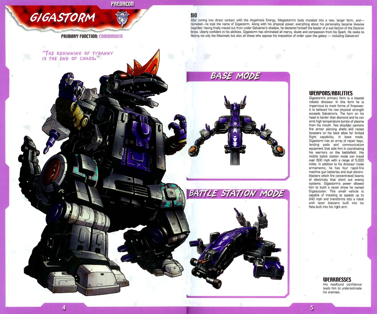 Transformers: Beast Wars Sourcebook #1-4 51