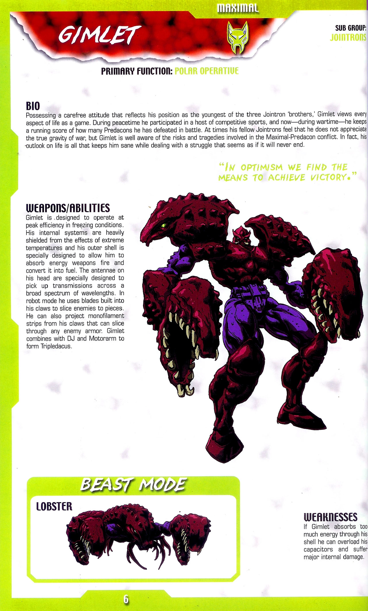 Transformers: Beast Wars Sourcebook #1-4 52