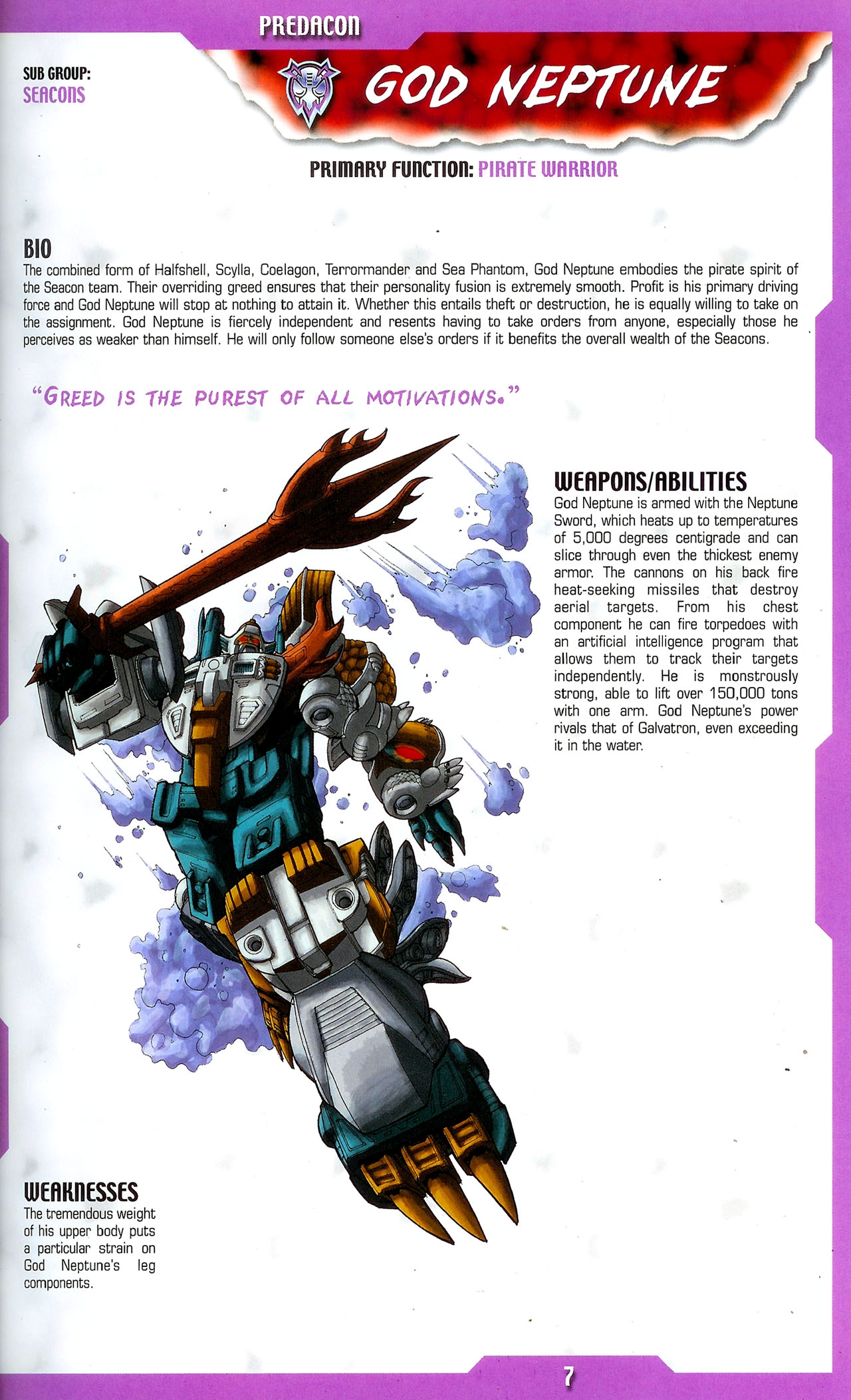 Transformers: Beast Wars Sourcebook #1-4 53