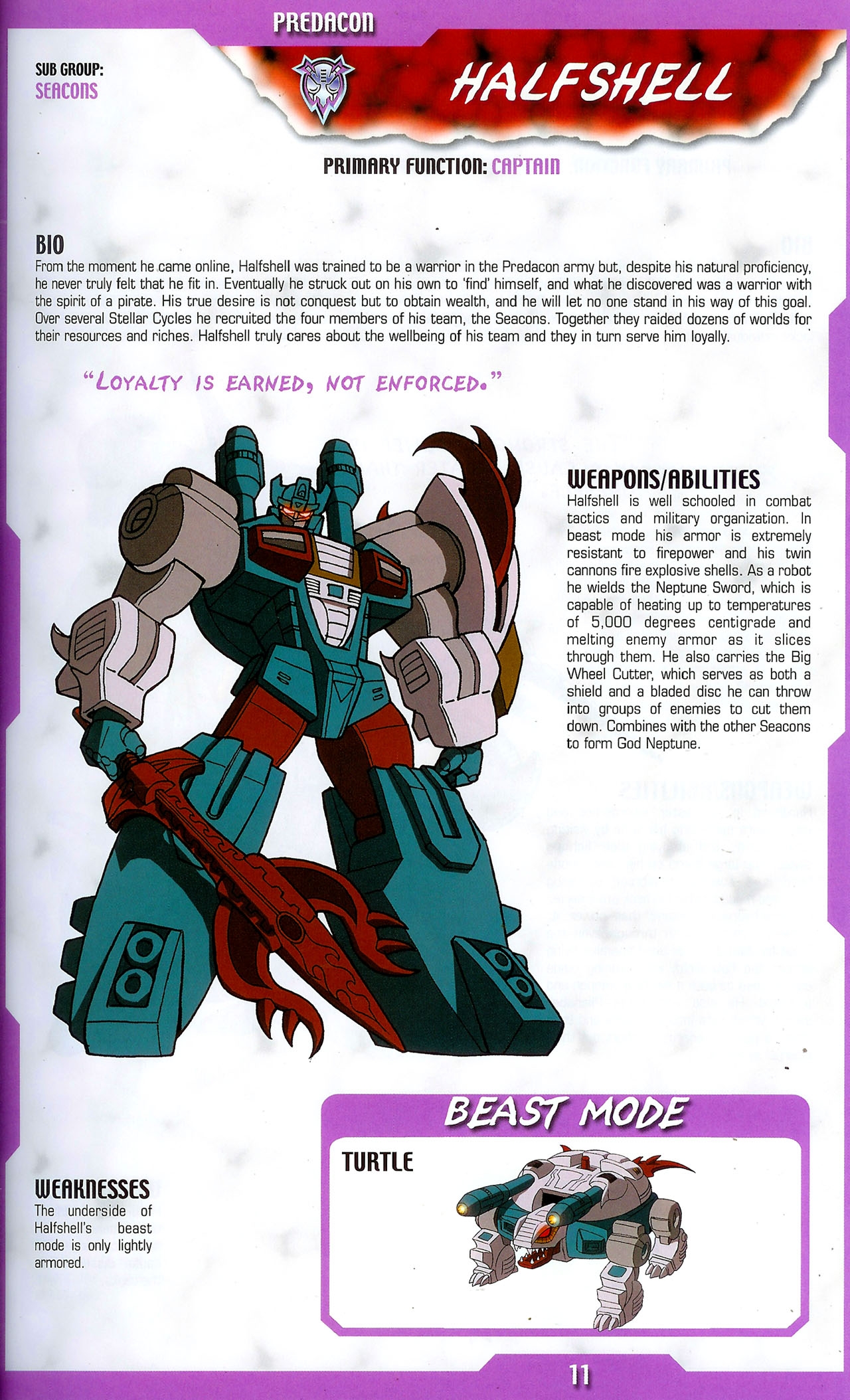Transformers: Beast Wars Sourcebook #1-4 57