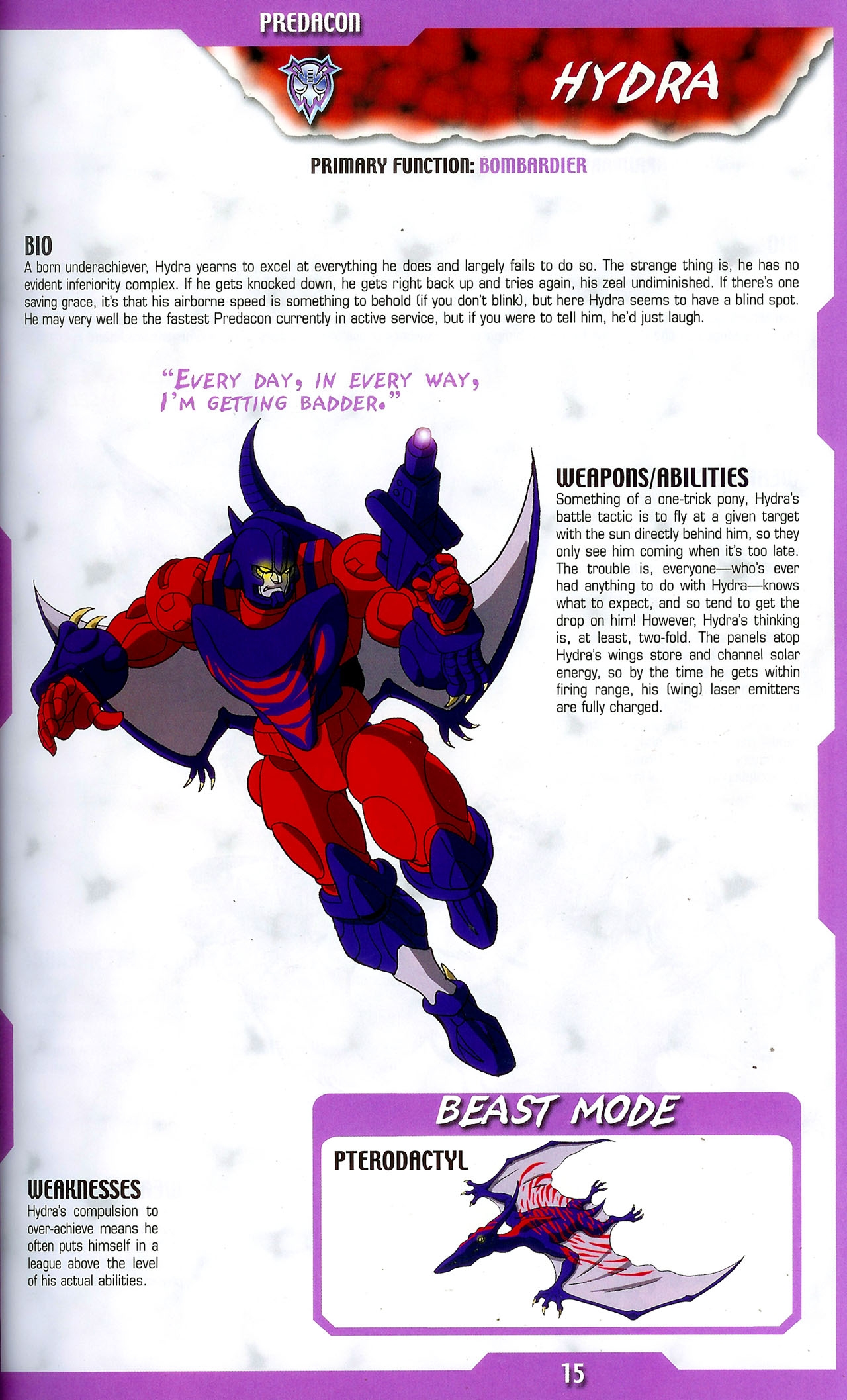 Transformers: Beast Wars Sourcebook #1-4 61