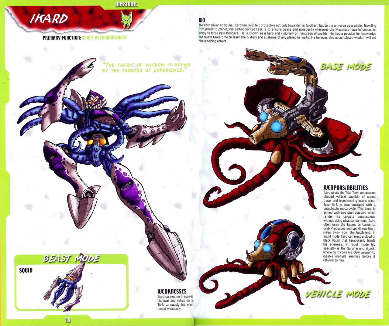 Transformers: Beast Wars Sourcebook #1-4 64