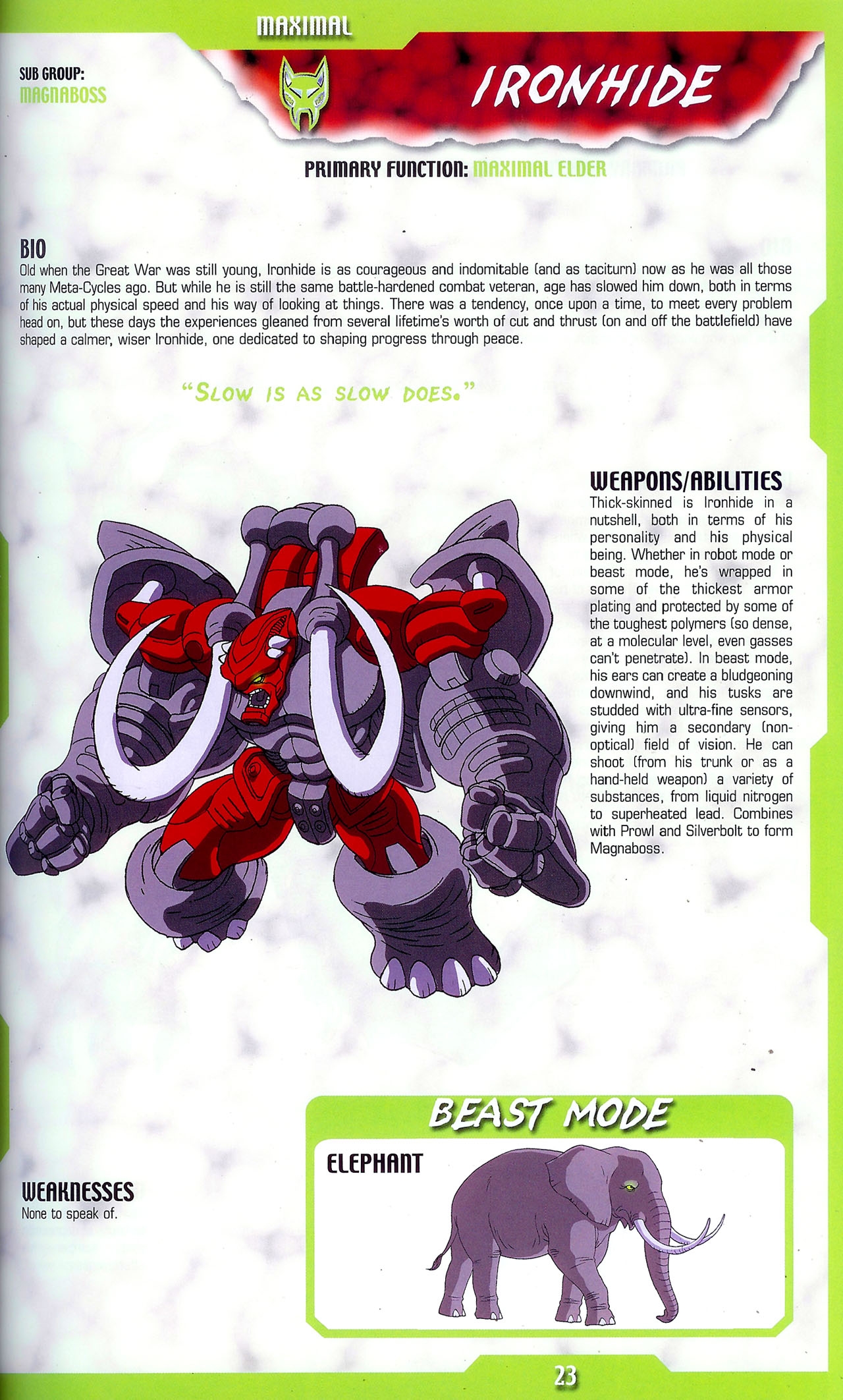 Transformers: Beast Wars Sourcebook #1-4 68