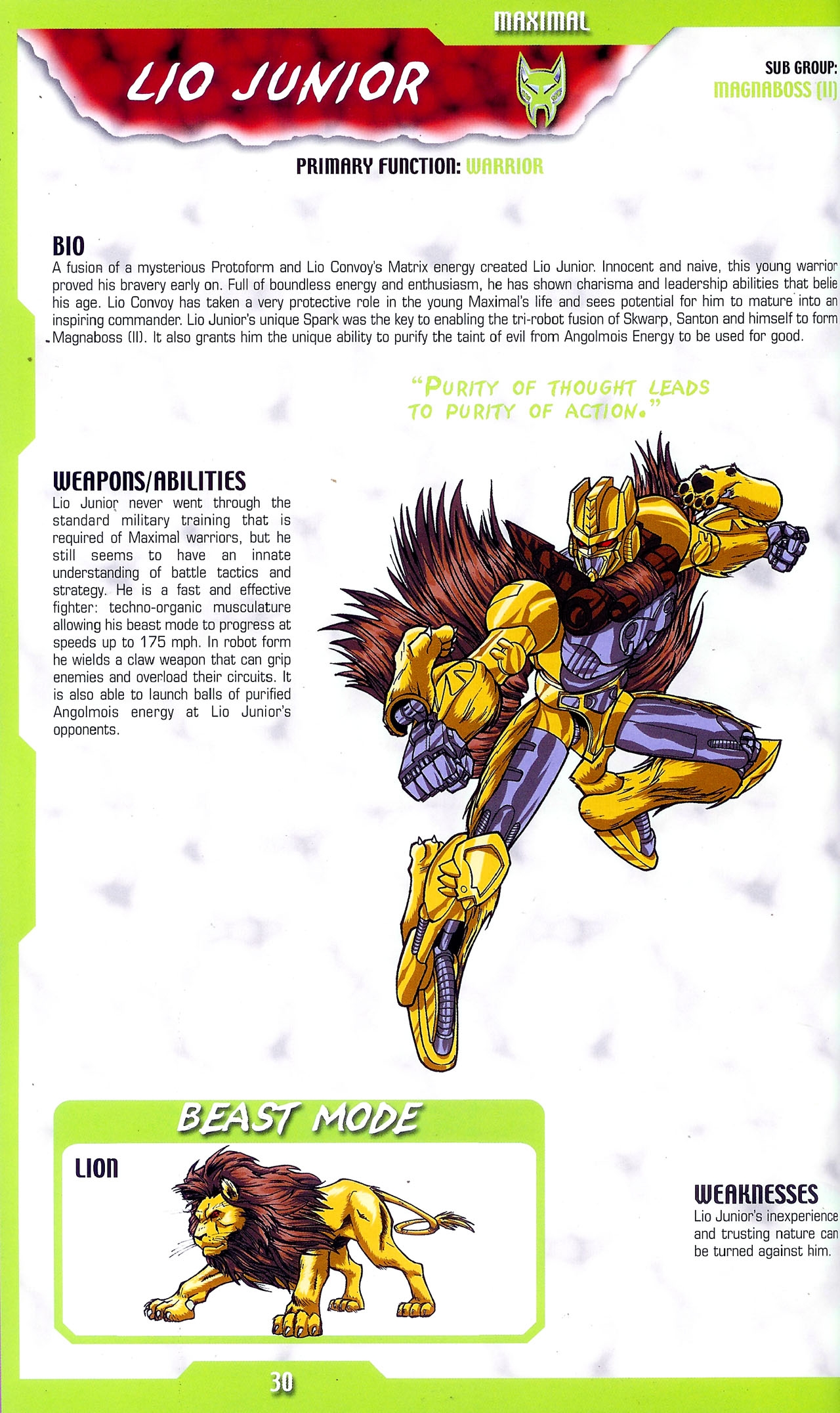 Transformers: Beast Wars Sourcebook #1-4 75