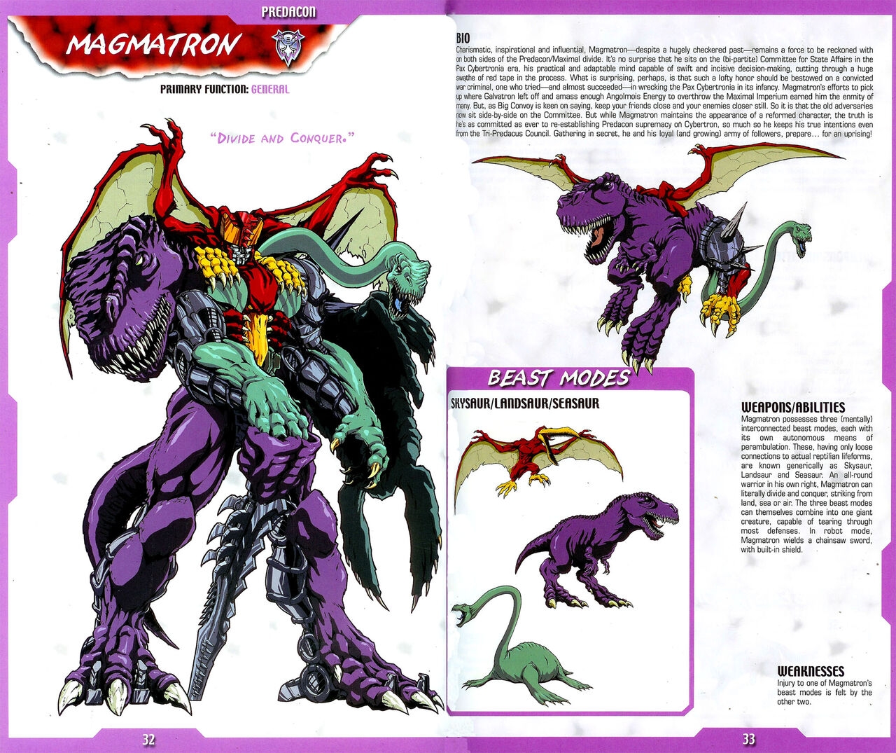 Transformers: Beast Wars Sourcebook #1-4 77