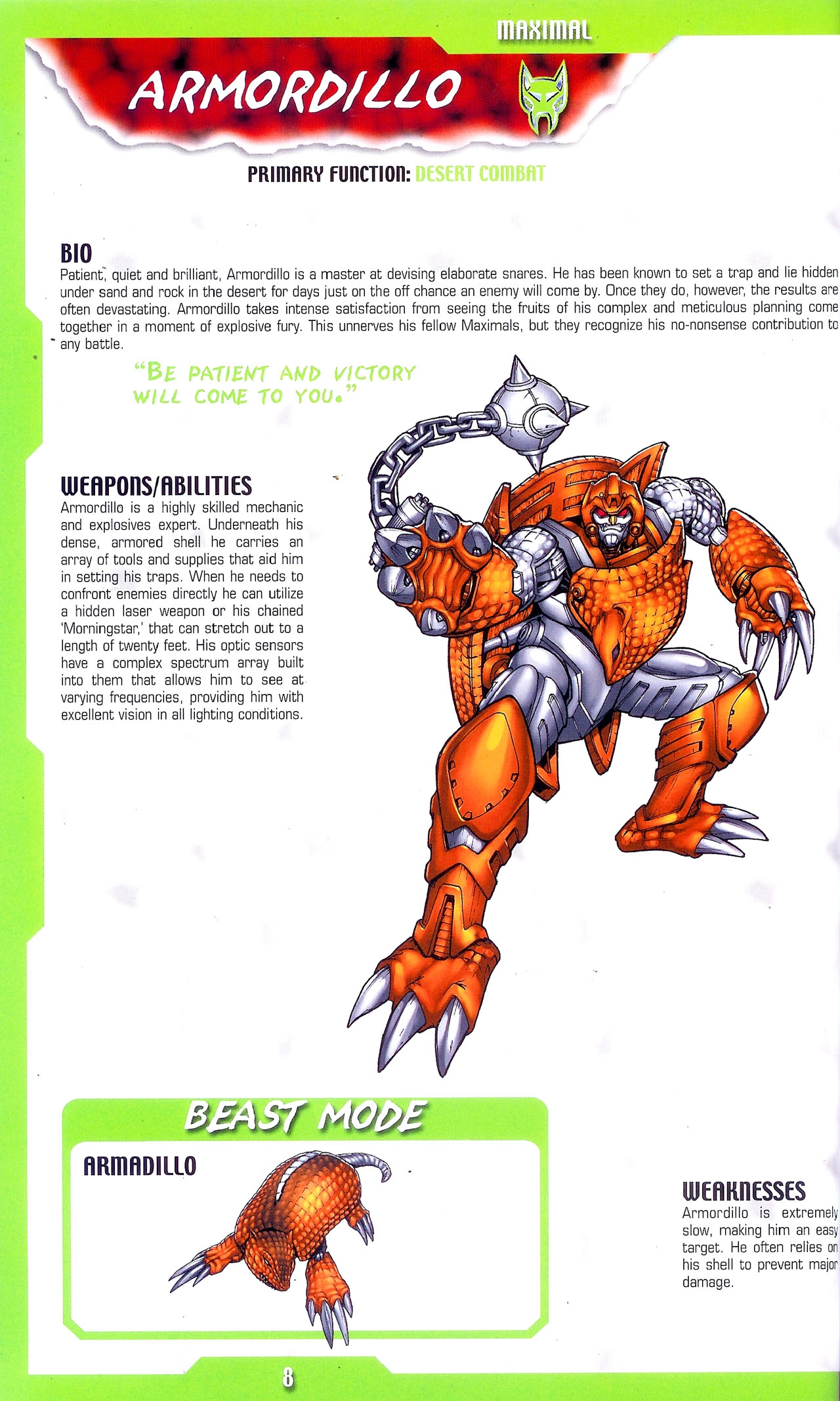 Transformers: Beast Wars Sourcebook #1-4 8