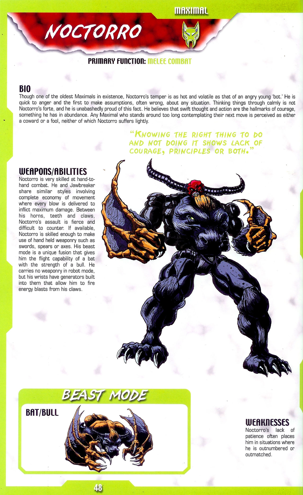 Transformers: Beast Wars Sourcebook #1-4 91