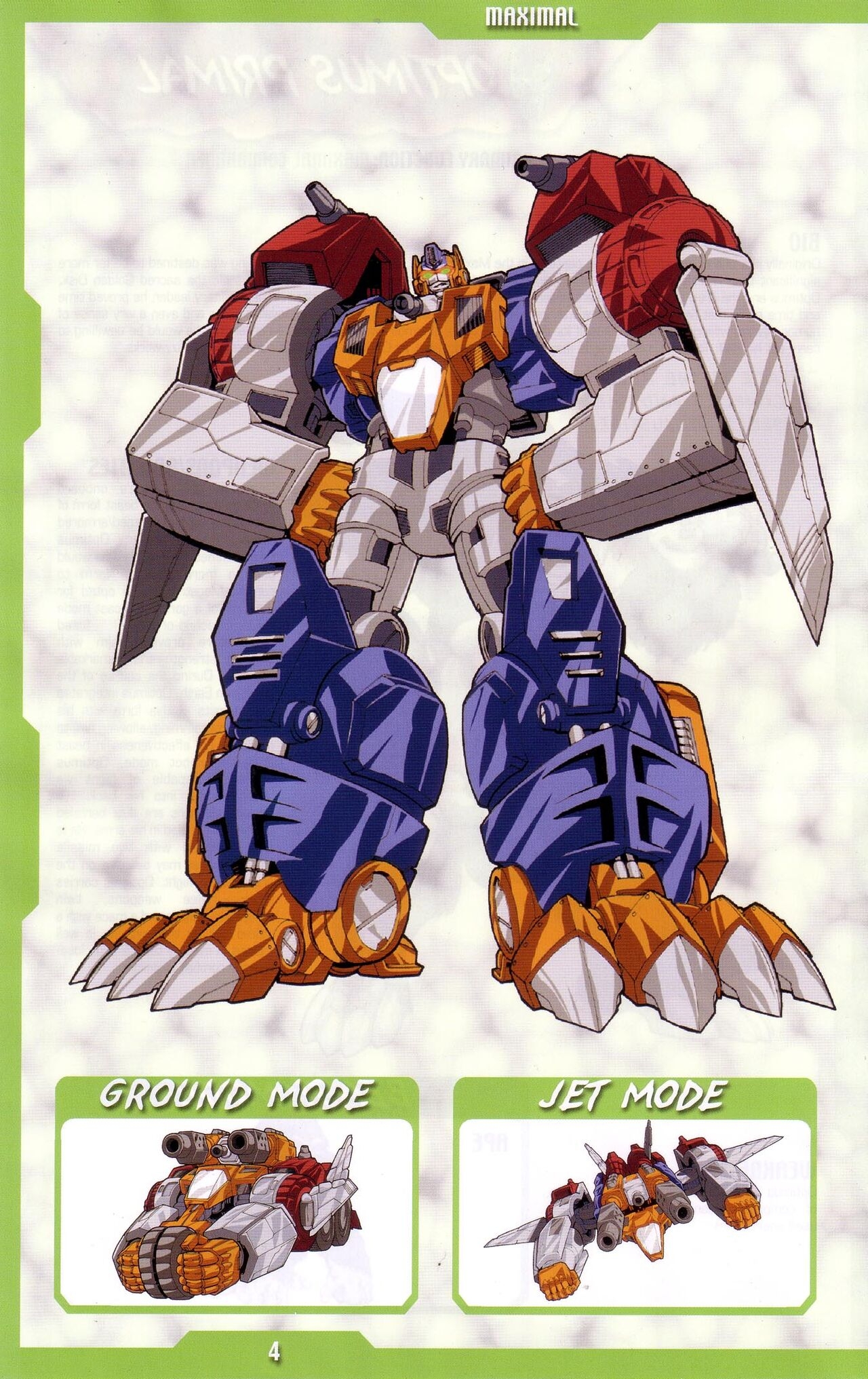 Transformers: Beast Wars Sourcebook #1-4 98