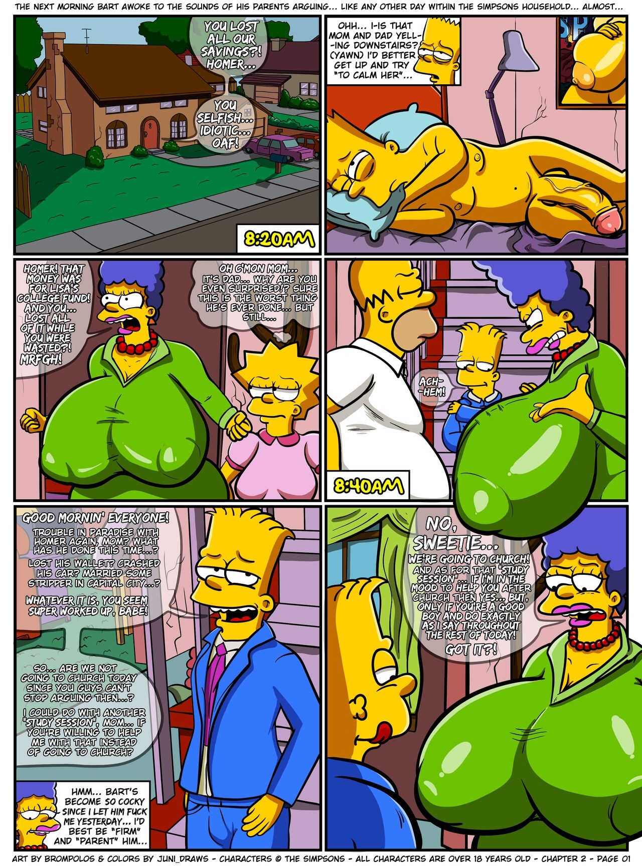 [Brompolos/Juni_Draws] The Sexensteins (Simpsons) [Ongoing] 49