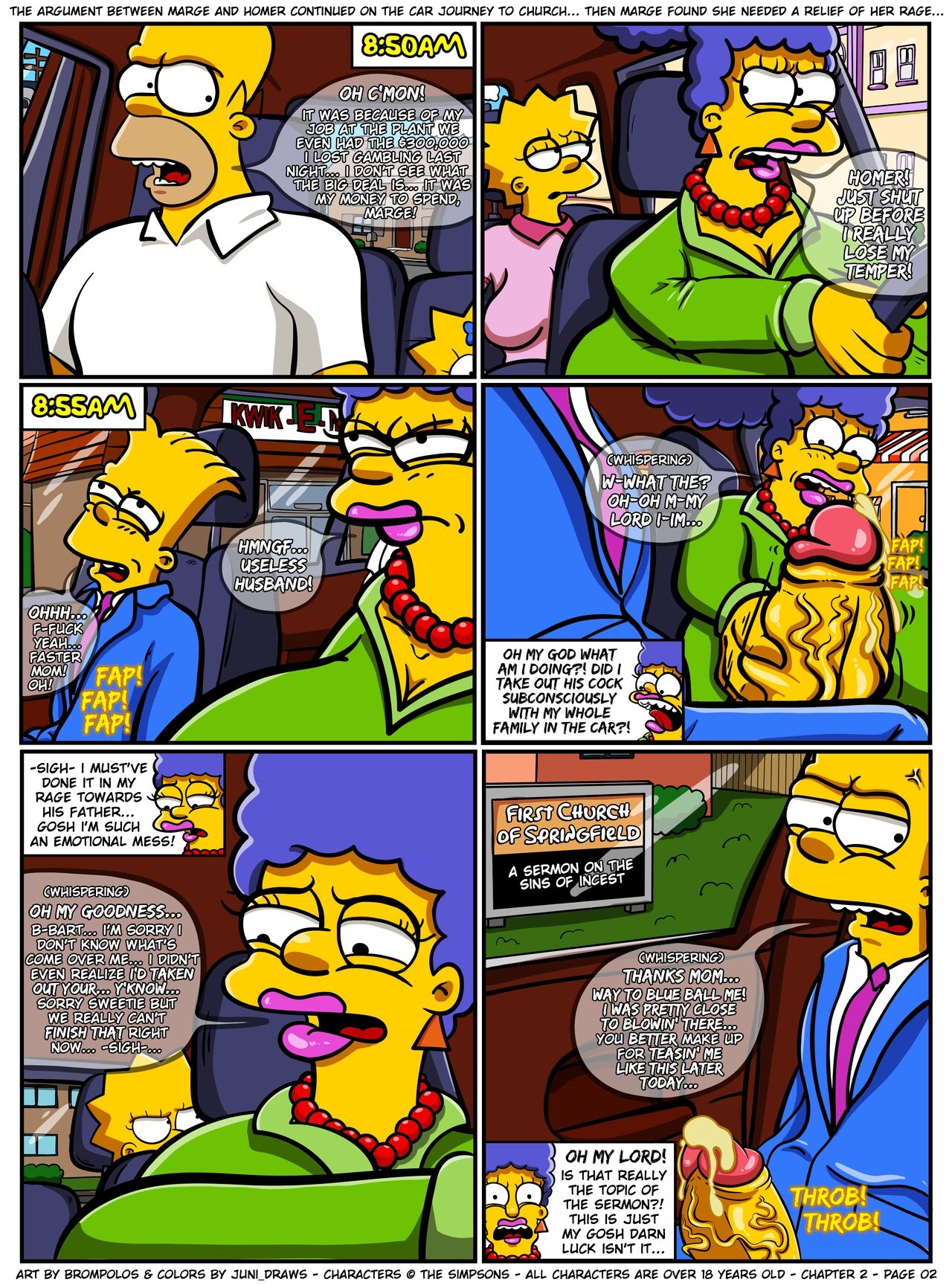 [Brompolos/Juni_Draws] The Sexensteins (Simpsons) [Ongoing] 50