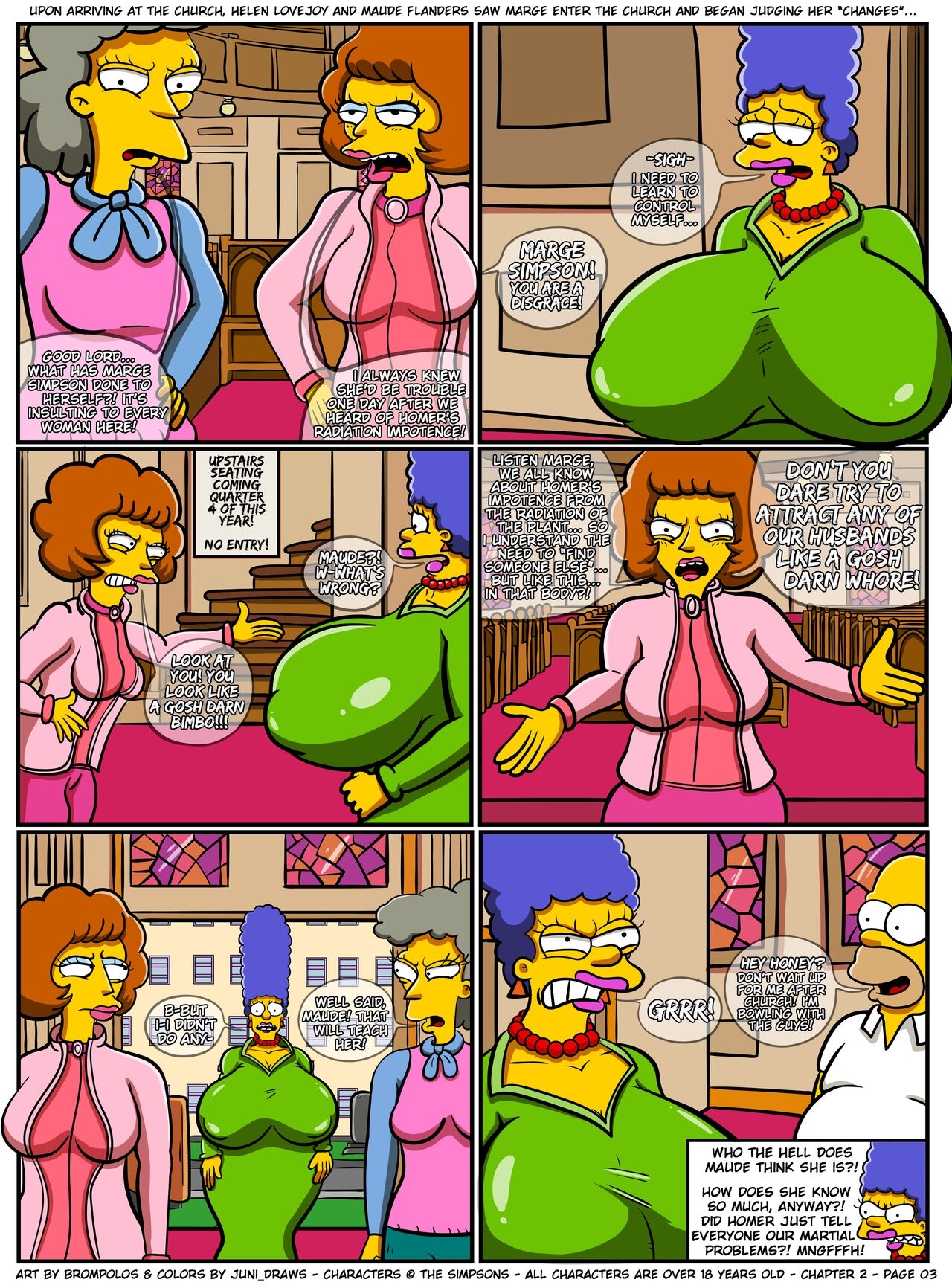 [Brompolos/Juni_Draws] The Sexensteins (Simpsons) [Ongoing] 51