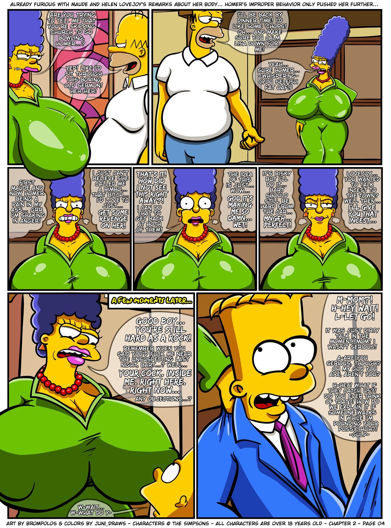 [Brompolos/Juni_Draws] The Sexensteins (Simpsons) [Ongoing] 52