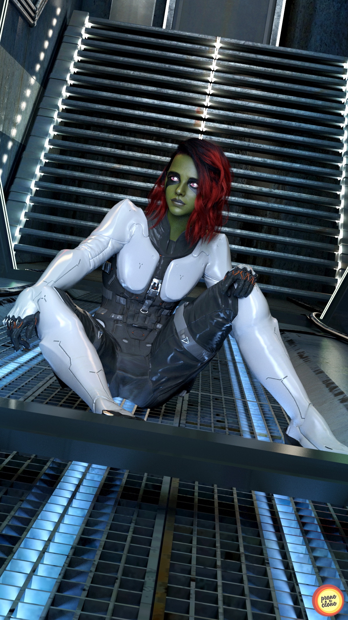 ProneToClone - Chloe Mortez cosplay Gamora (Textless) 7