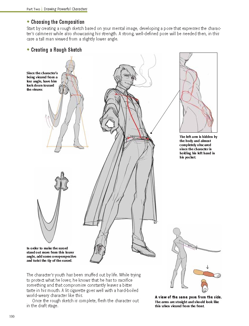 The Complete Guide to Drawing Dynamic Manga Sword Fighters: (An Action-Packed Guide with Over 600 illustrations) 101