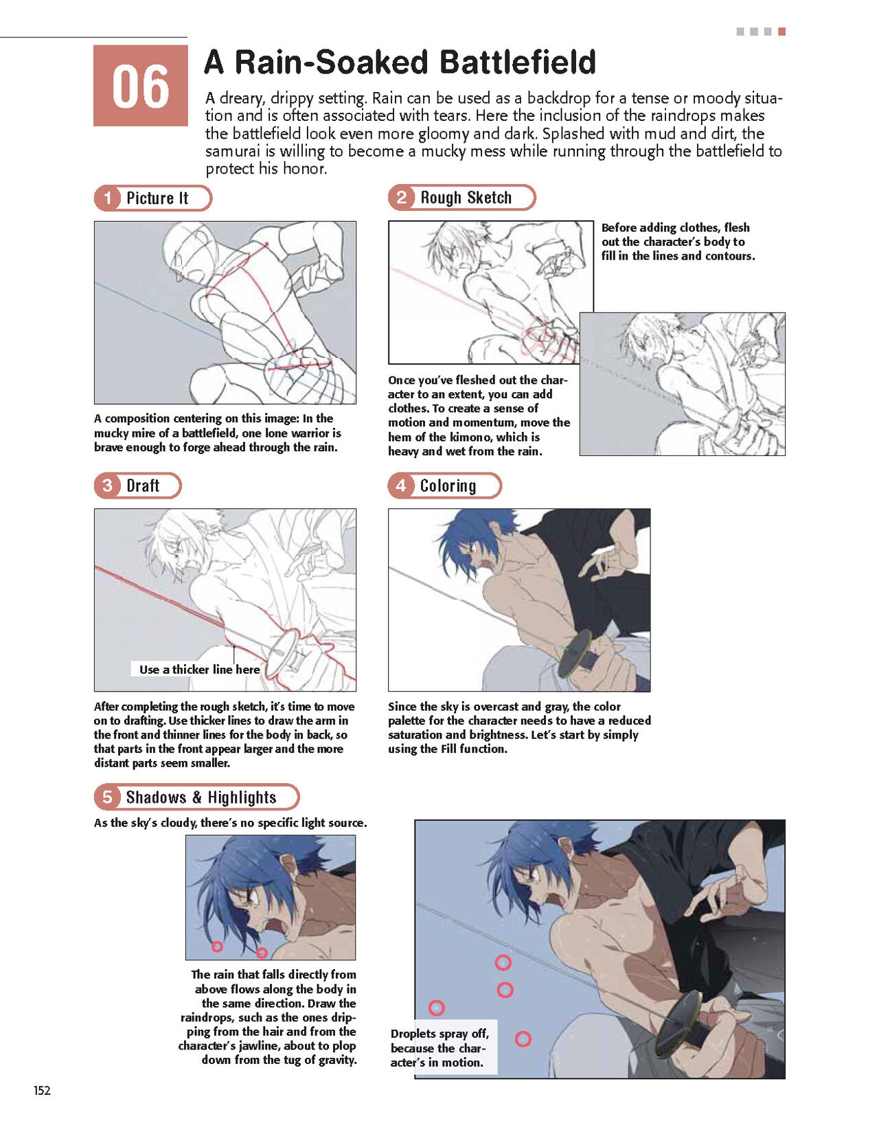 The Complete Guide to Drawing Dynamic Manga Sword Fighters: (An Action-Packed Guide with Over 600 illustrations) 153