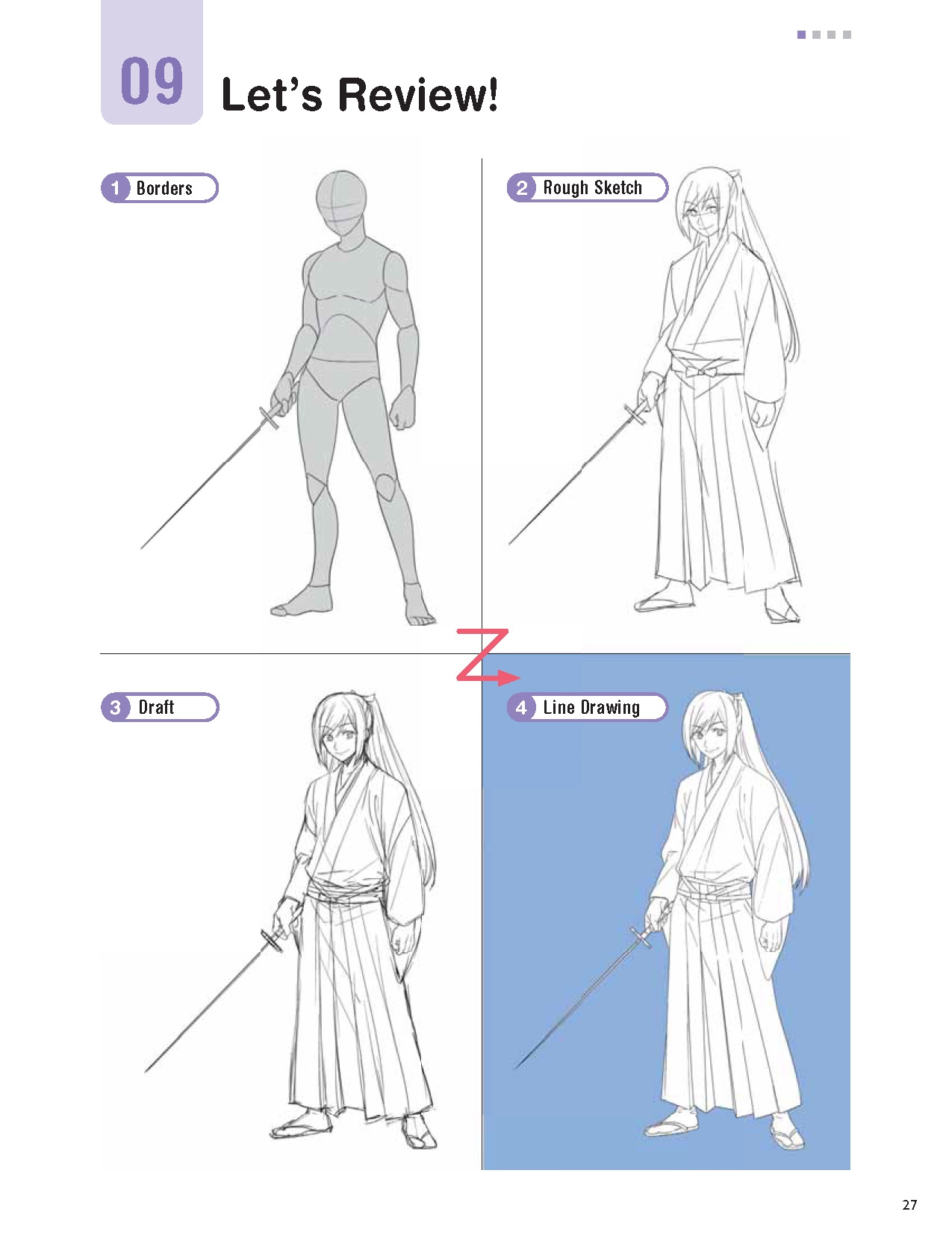 The Complete Guide to Drawing Dynamic Manga Sword Fighters: (An Action-Packed Guide with Over 600 illustrations) 28