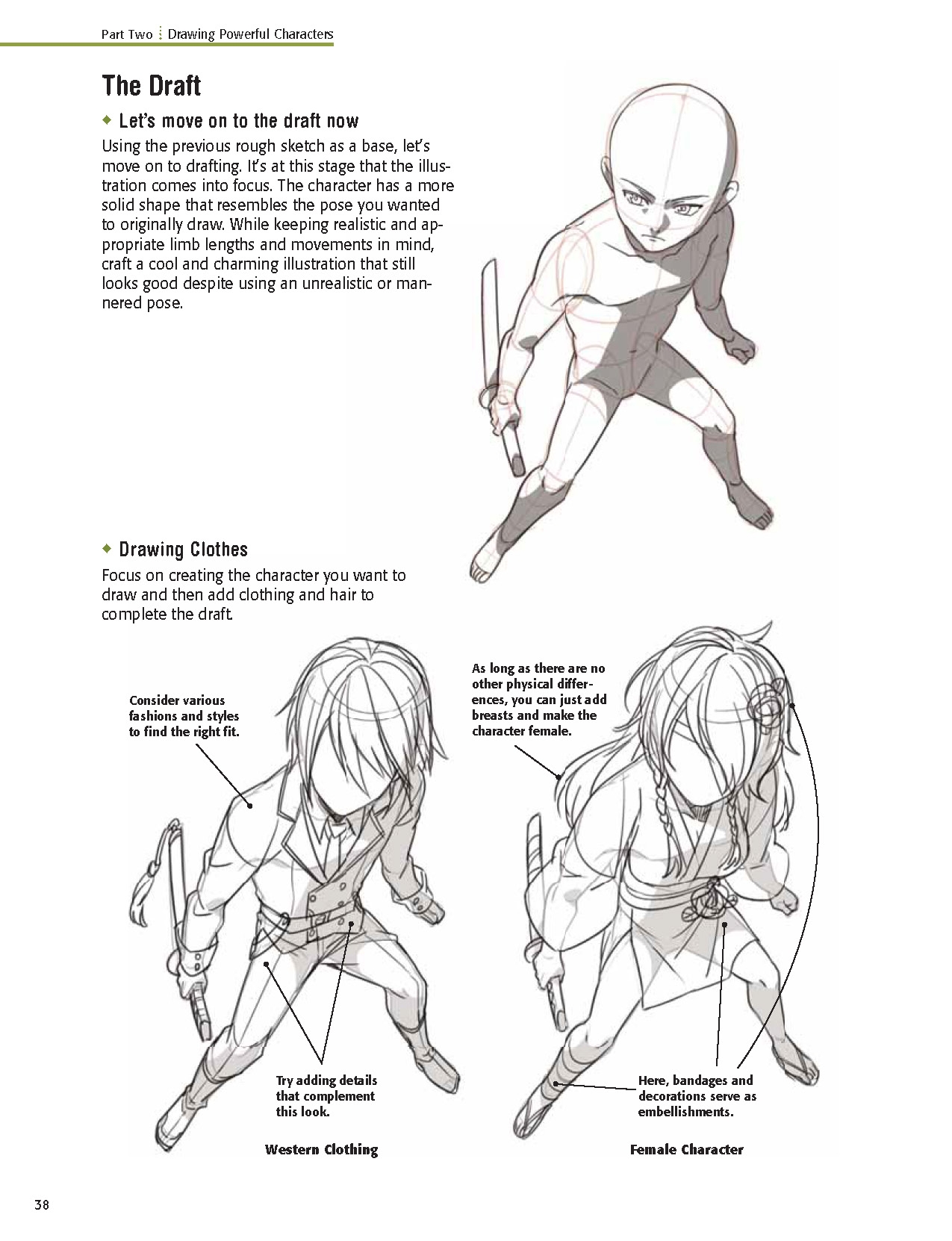 The Complete Guide to Drawing Dynamic Manga Sword Fighters: (An Action-Packed Guide with Over 600 illustrations) 39