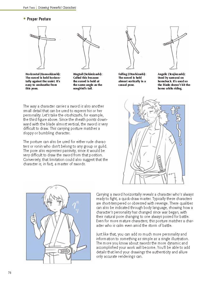 The Complete Guide to Drawing Dynamic Manga Sword Fighters: (An Action-Packed Guide with Over 600 illustrations) 79