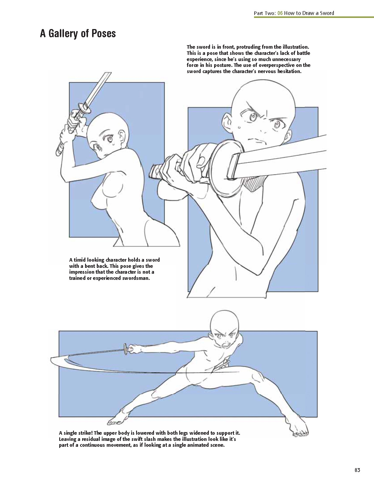 The Complete Guide to Drawing Dynamic Manga Sword Fighters: (An Action-Packed Guide with Over 600 illustrations) 84