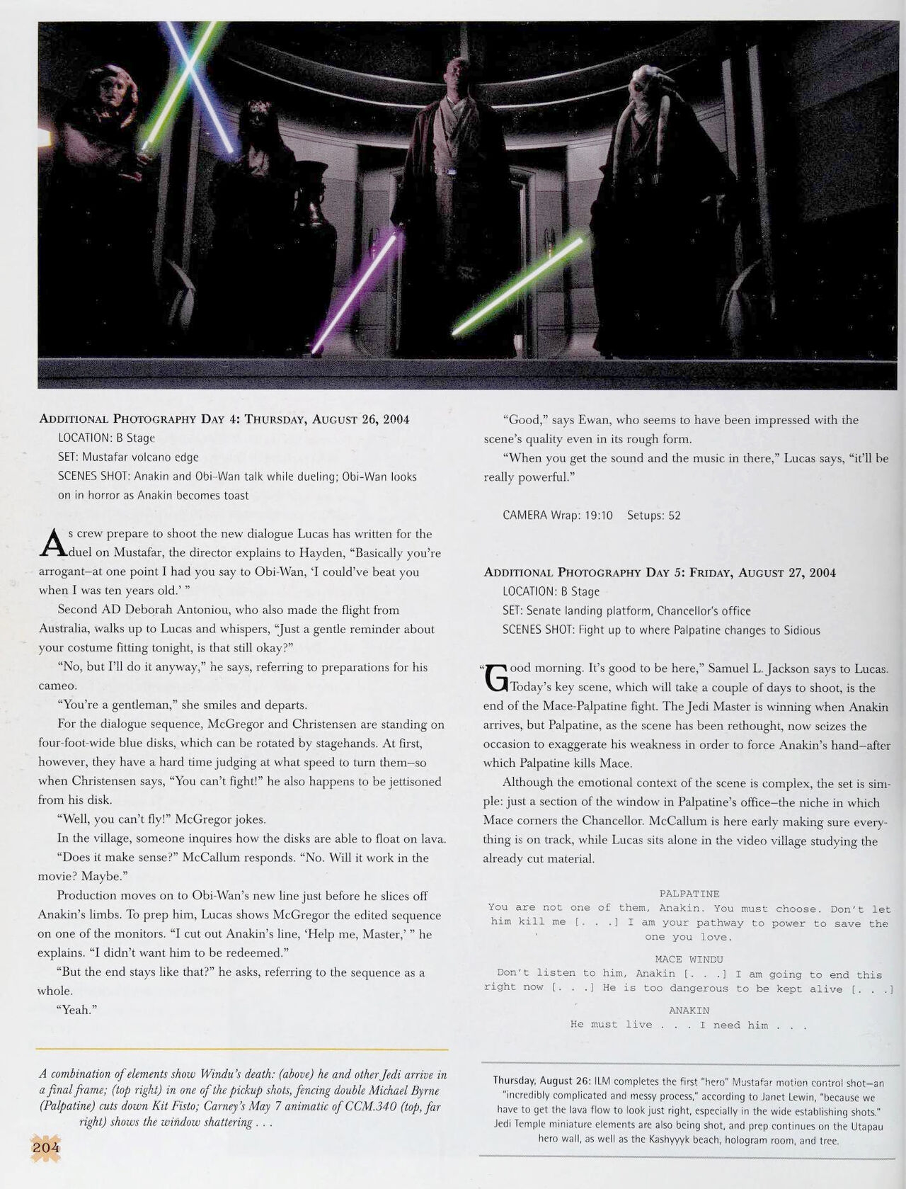 The Making of Star Wars: Revenge of the Sith 204