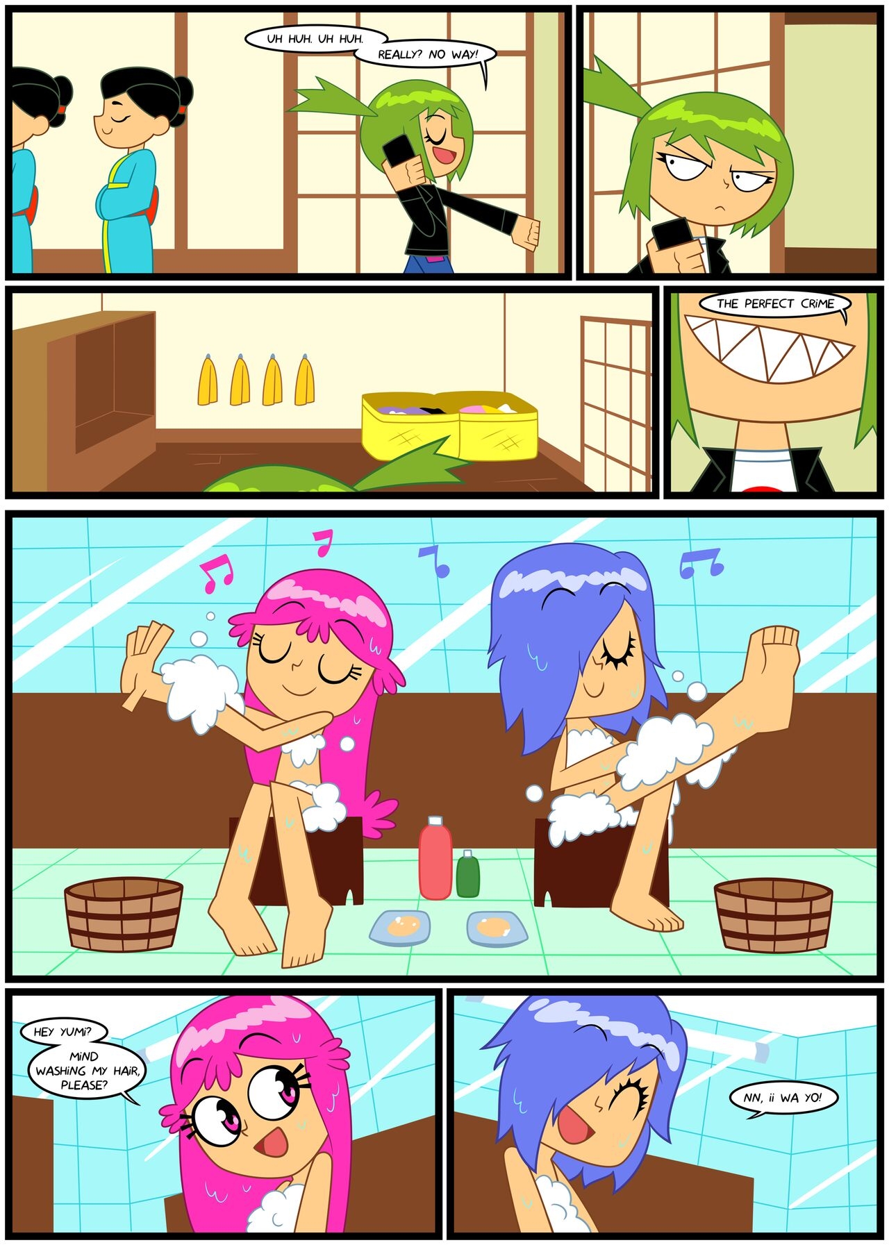 [Xierra099] Towel Trouble (Puffy AmiYumi) (Ongoing) 5