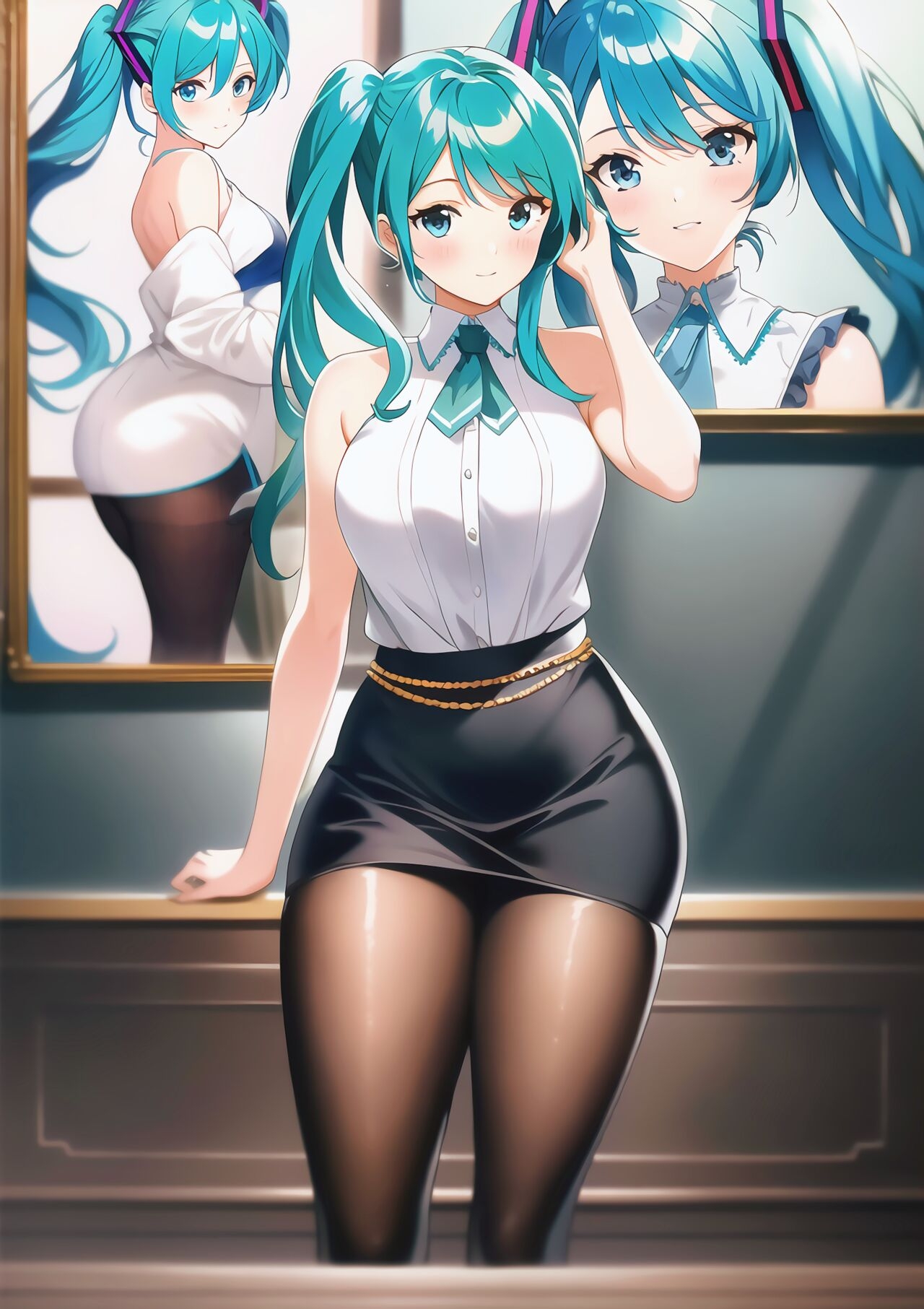 Miku and Others made by AI [AI Generated] 202