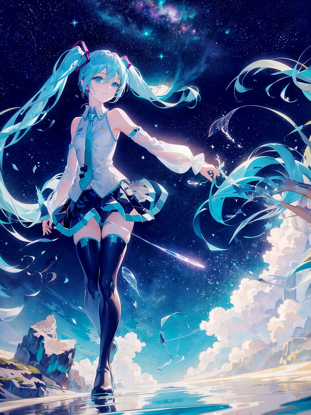 Miku and Others made by AI [AI Generated] 58